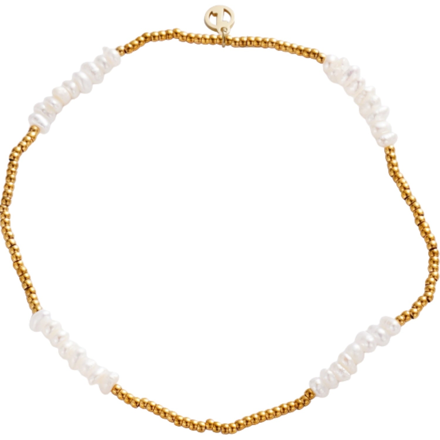 Fine Pearl & Bead Bracelet - Gold