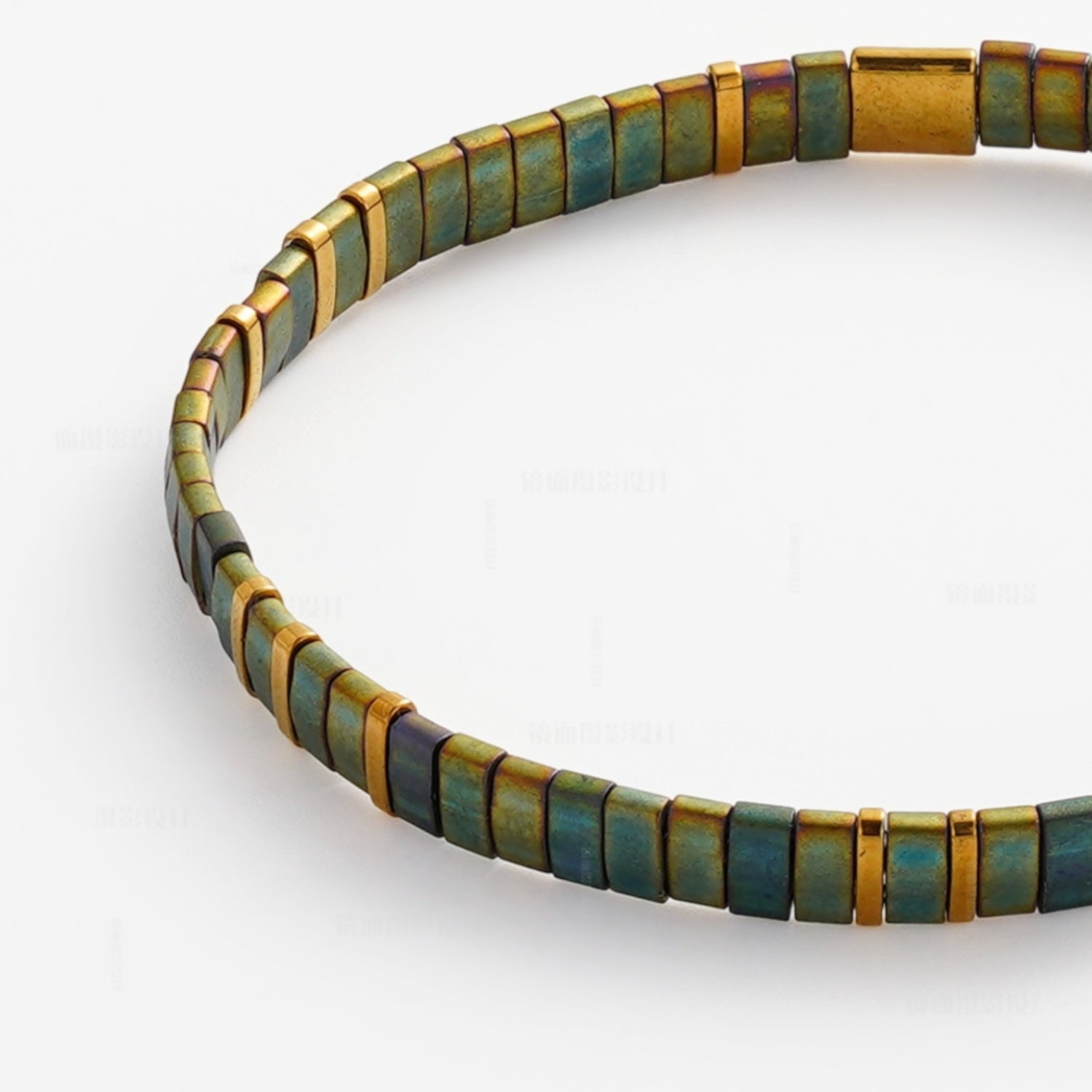Tile Bracelet - Olive