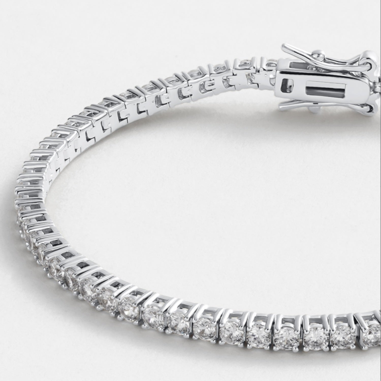 Dani Tennis Bracelet - Large Silver