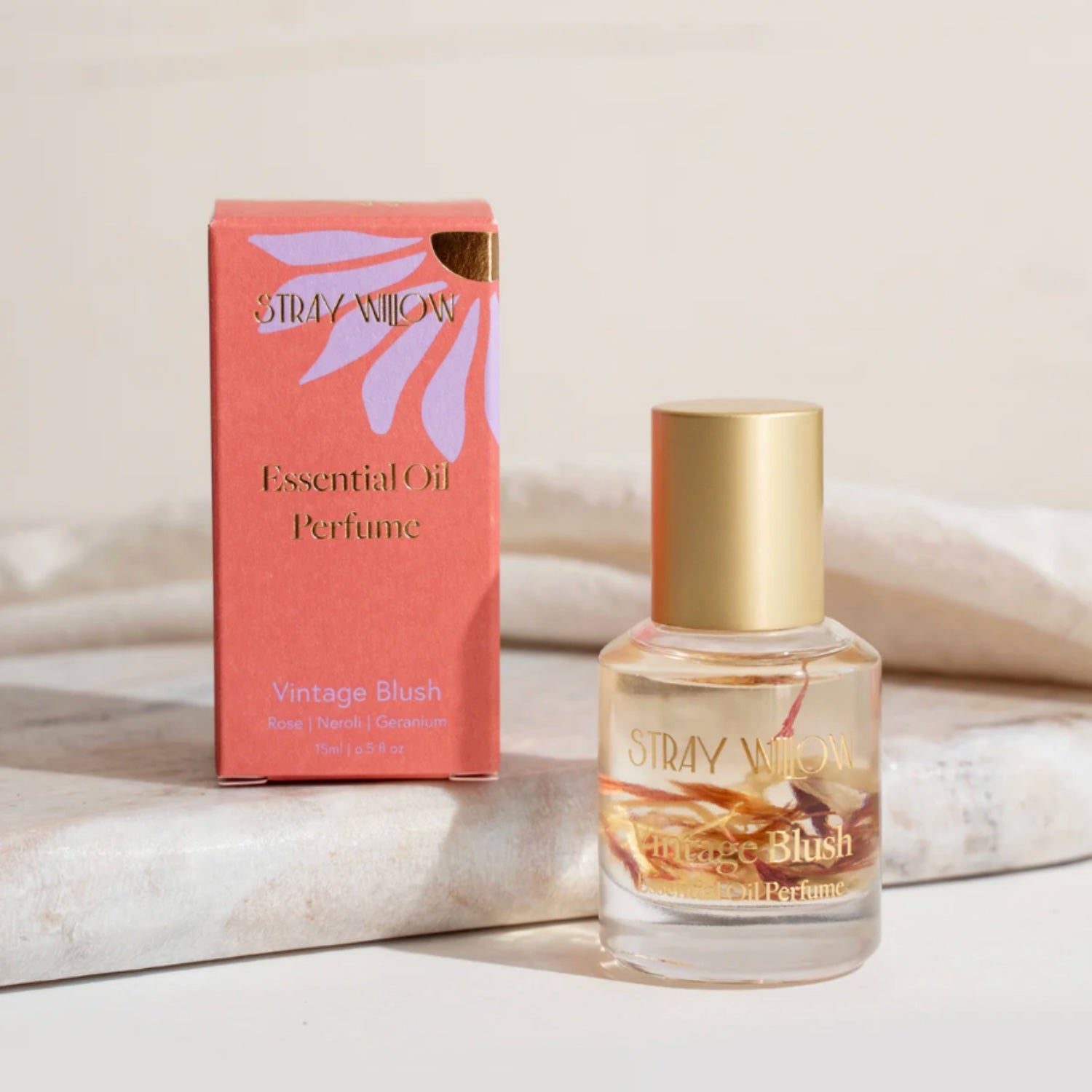 Essential Oils Perfume Roller - Vintage Blush