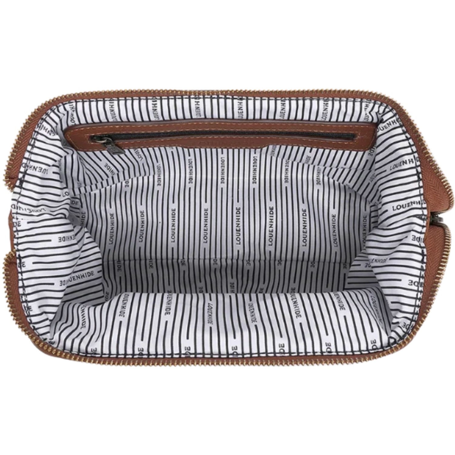 Albie Cosmetic Case - Cognac