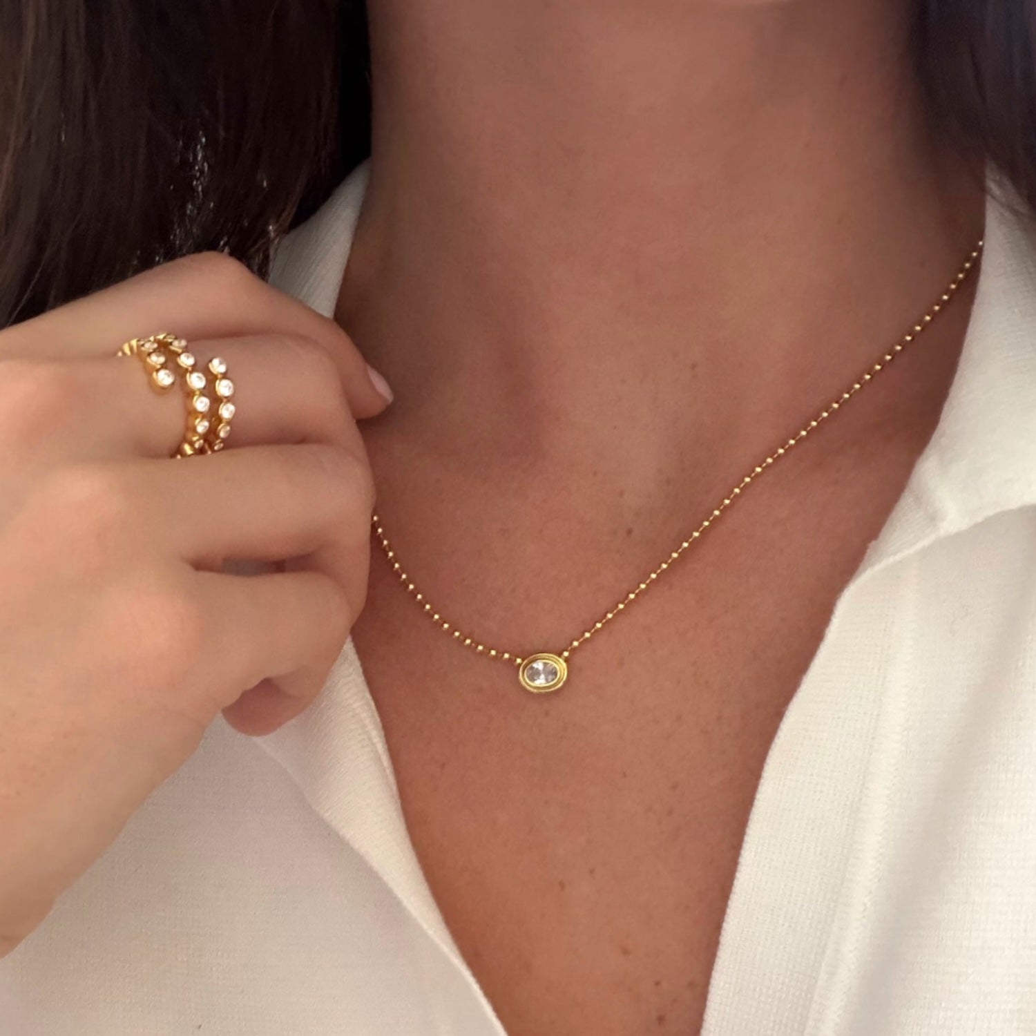 Zoe Necklace - Gold