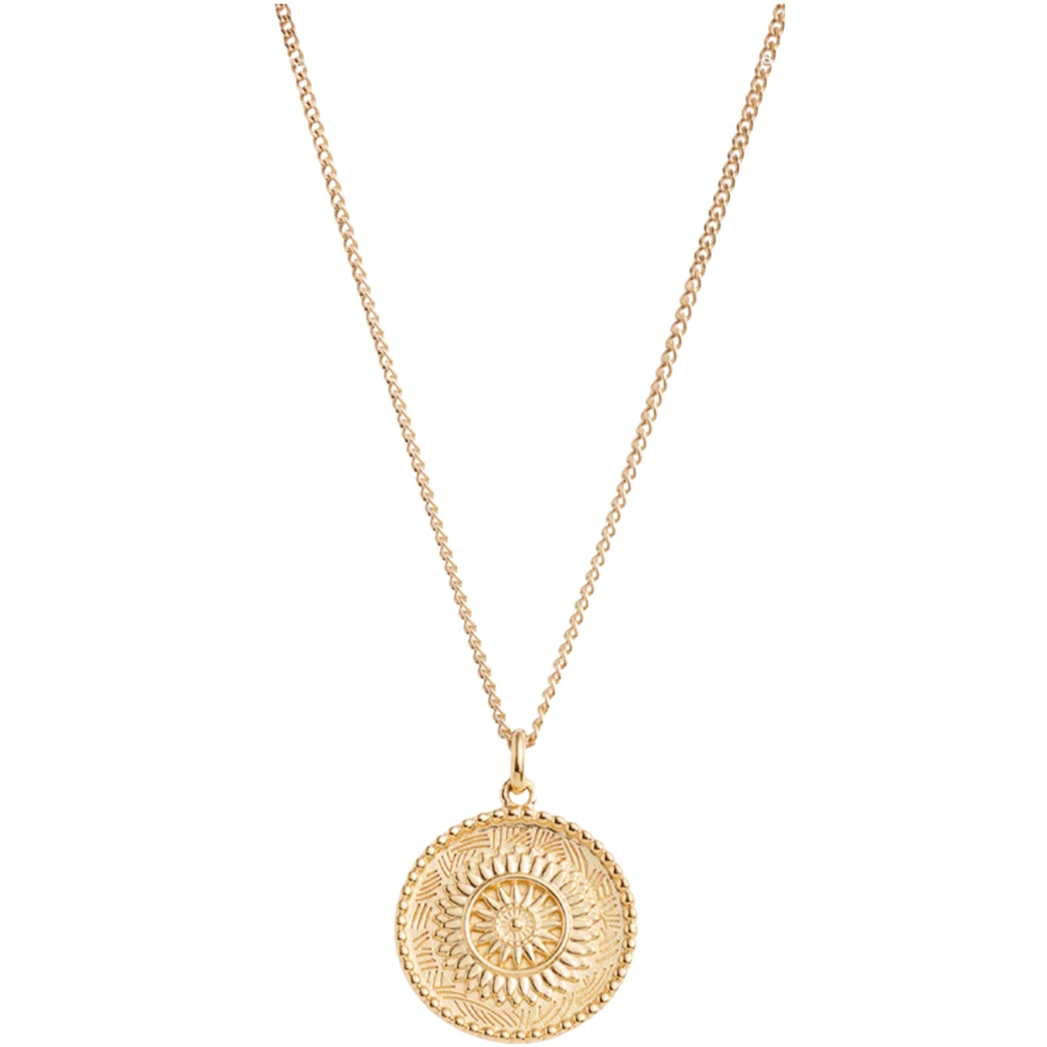Traveller Coin Necklace - Gold