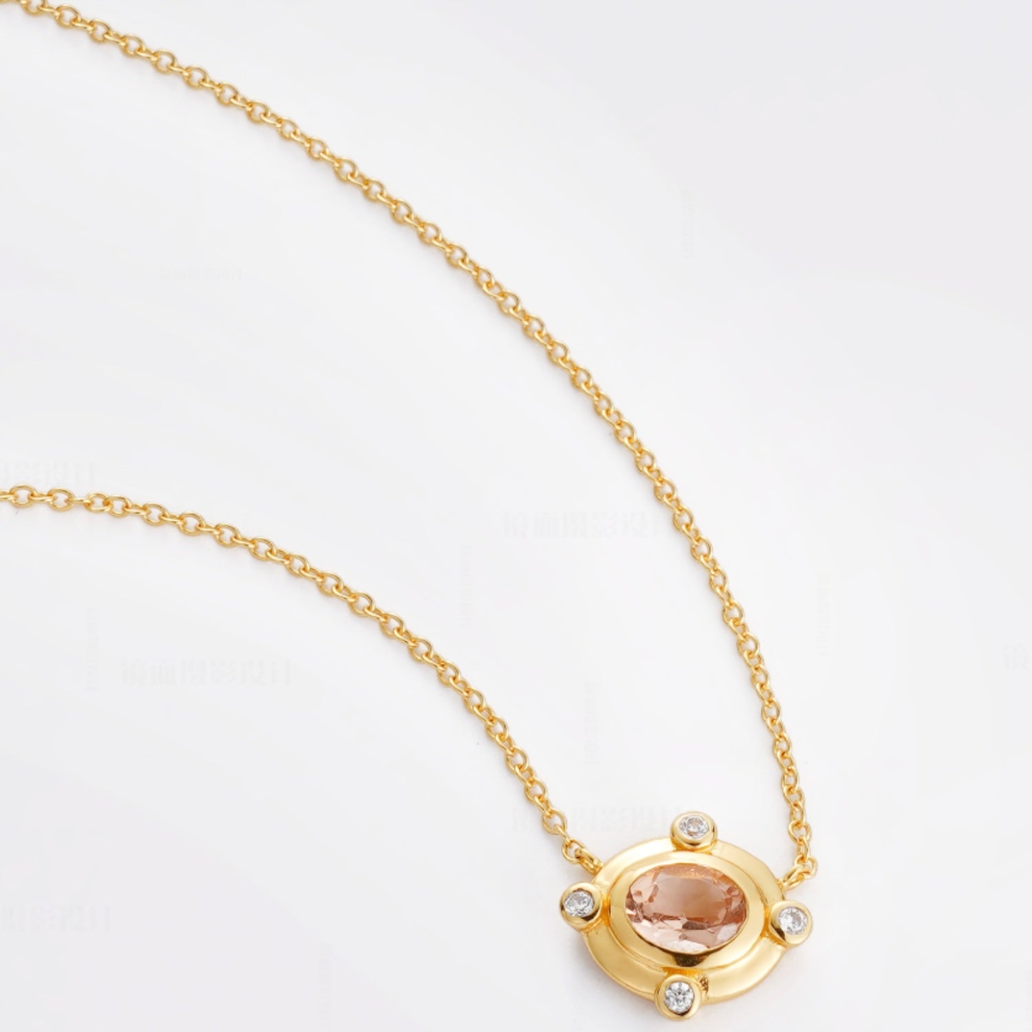 Chloe Necklace - Morganite
