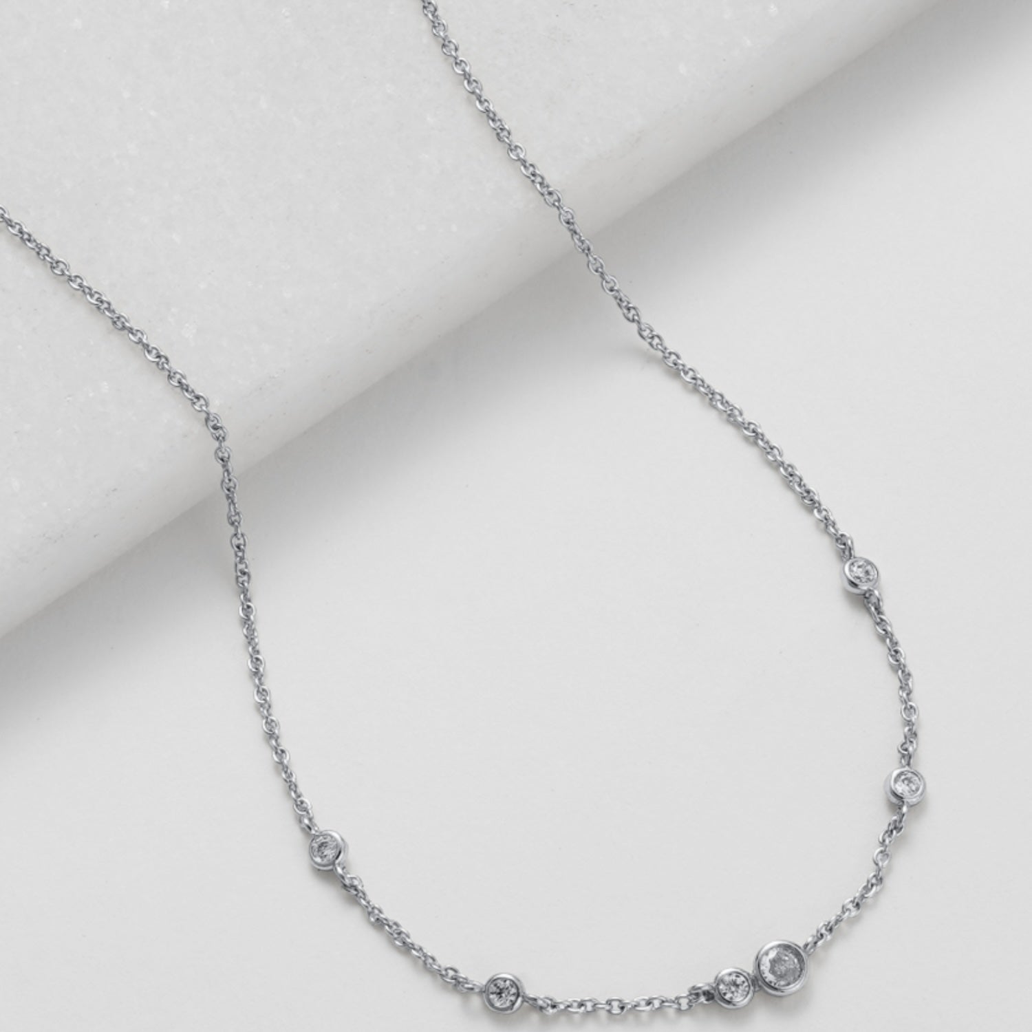Amy Mini Necklace - Silver