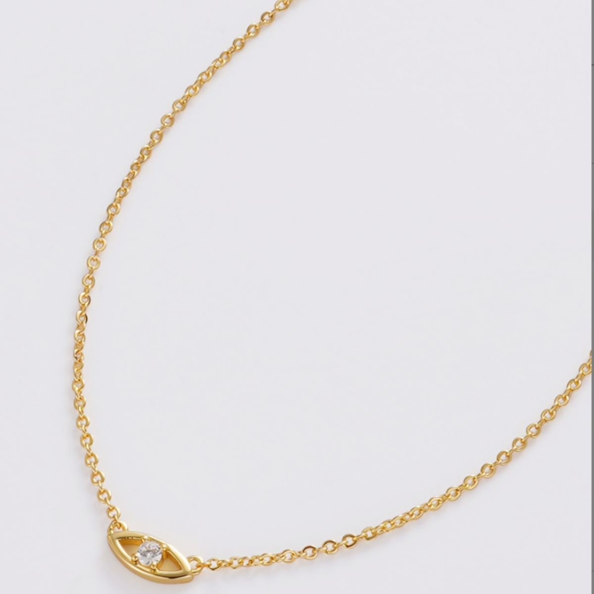 Evil Eye Necklace - Gold