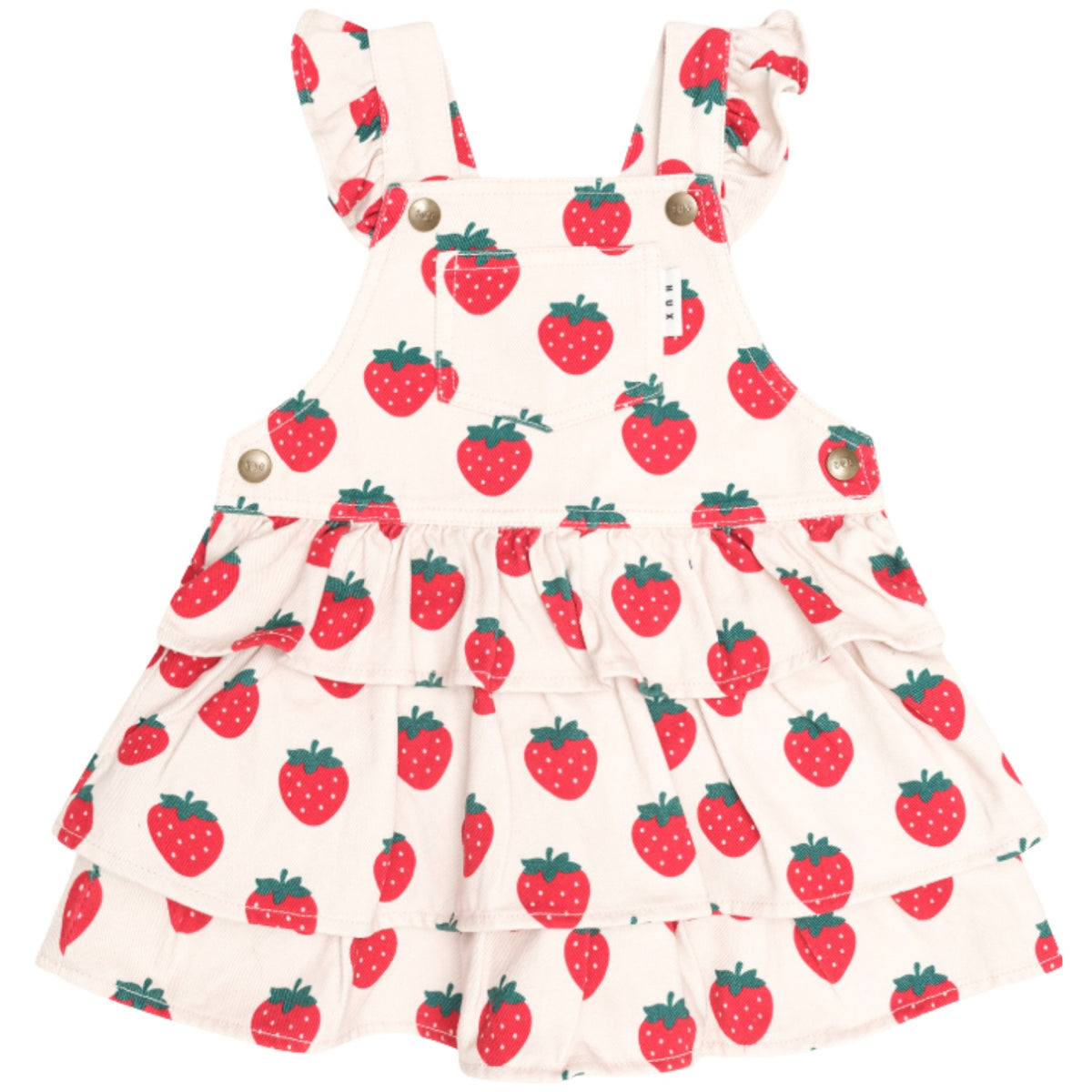 Strawberry Tiered Pinafore