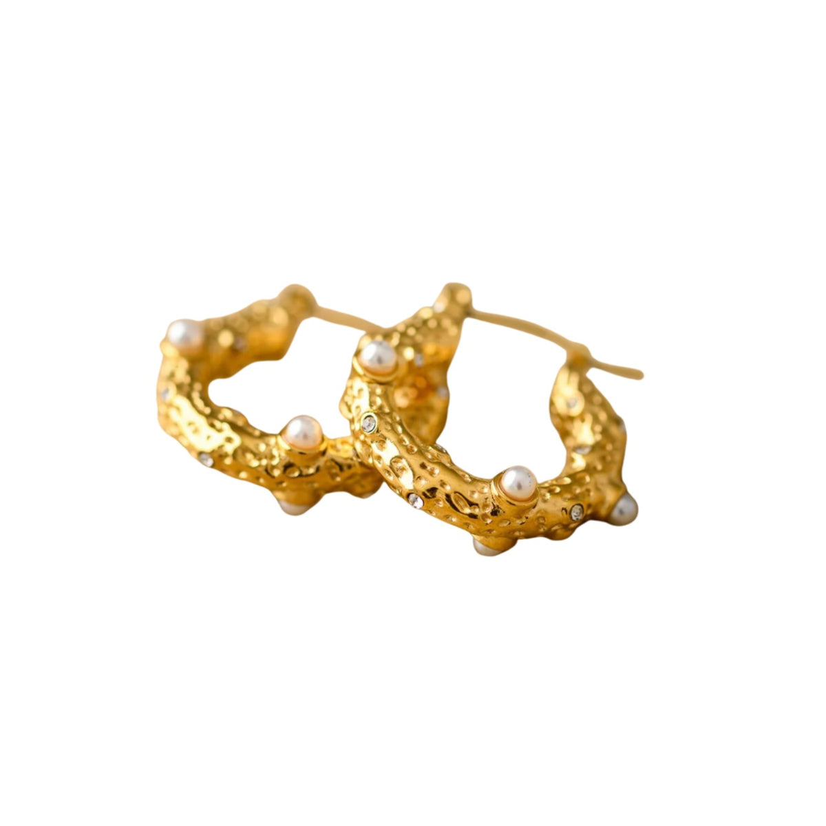Aurelia Earrings - Gold/Pearl