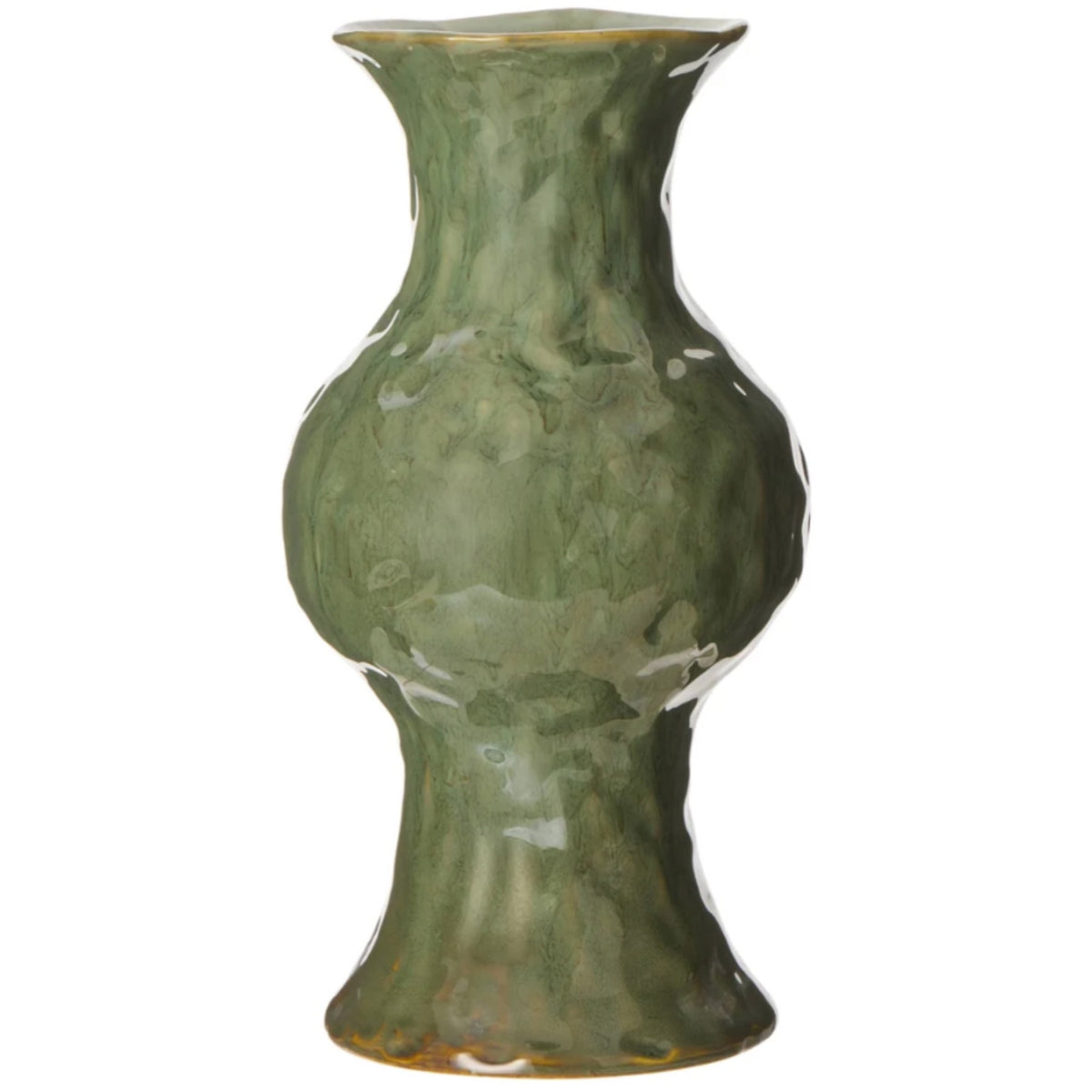 Elara Vase - Reactive Soft Green