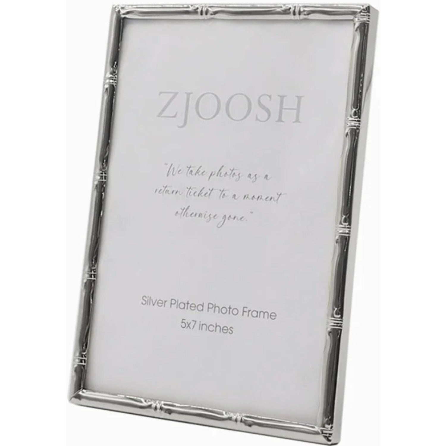 Bamboo 5x7" Frame - Silver