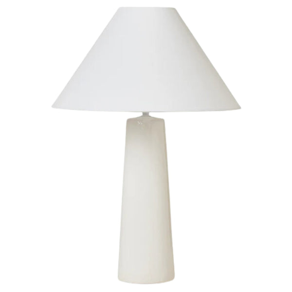Ollie White Table Lamp D40xH54cm