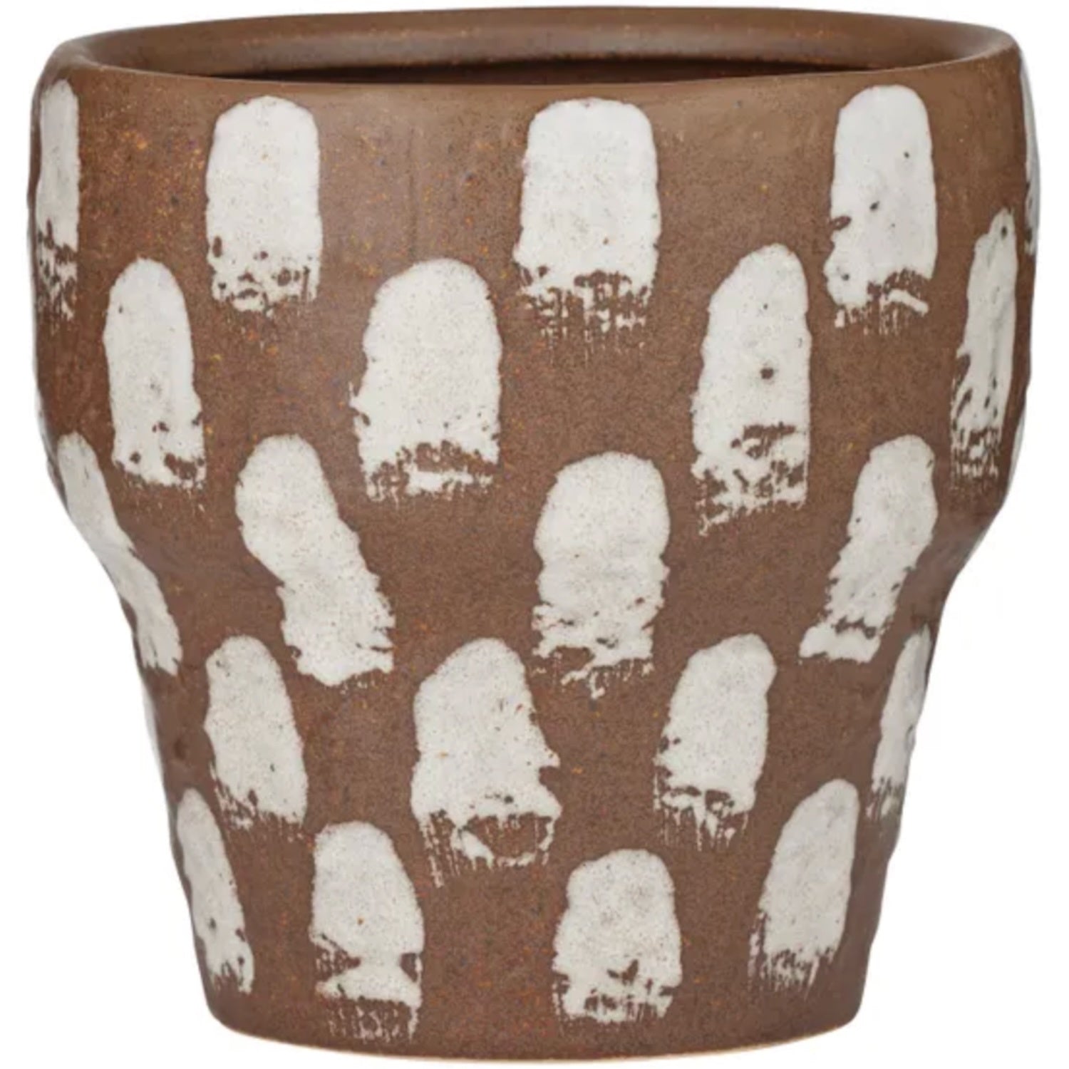 Trento Pot 18.5cm - Cocoa/White