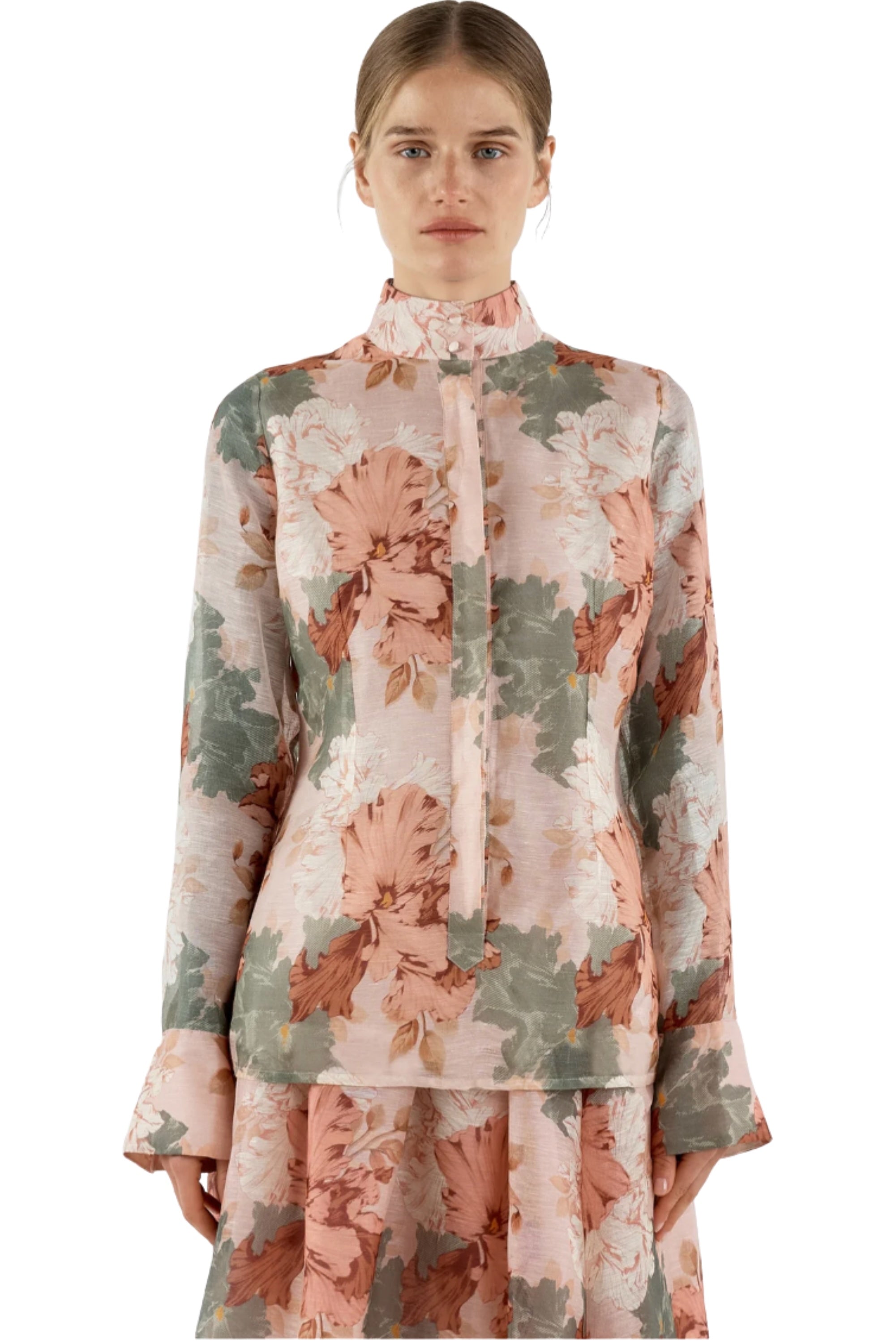 Iris Shirt - Pink/Green