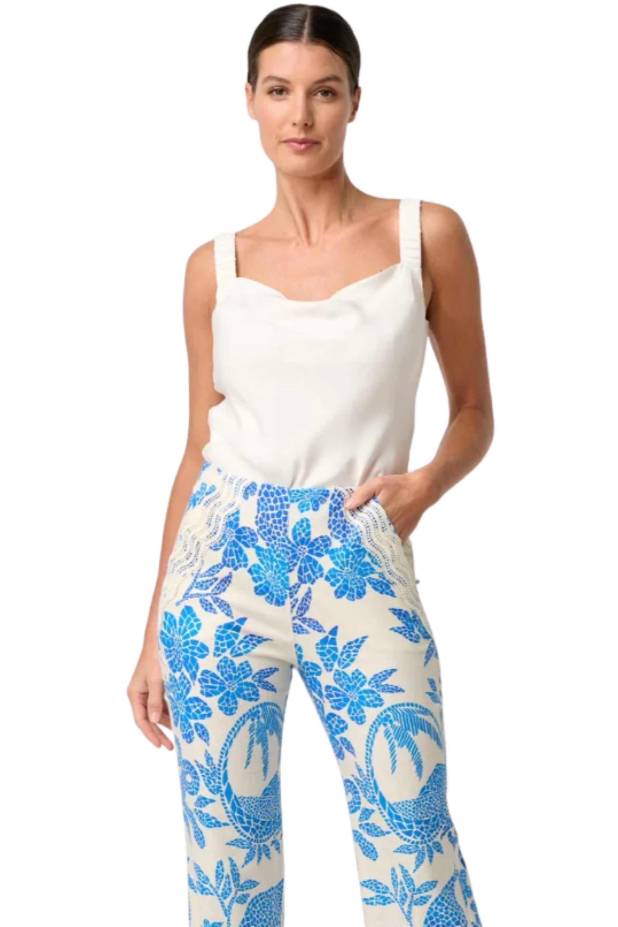 Delray Reversible Cami - Ivory