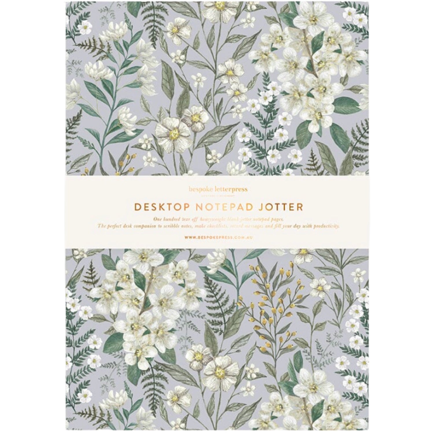 Ivory Garden Notepad Jotter
