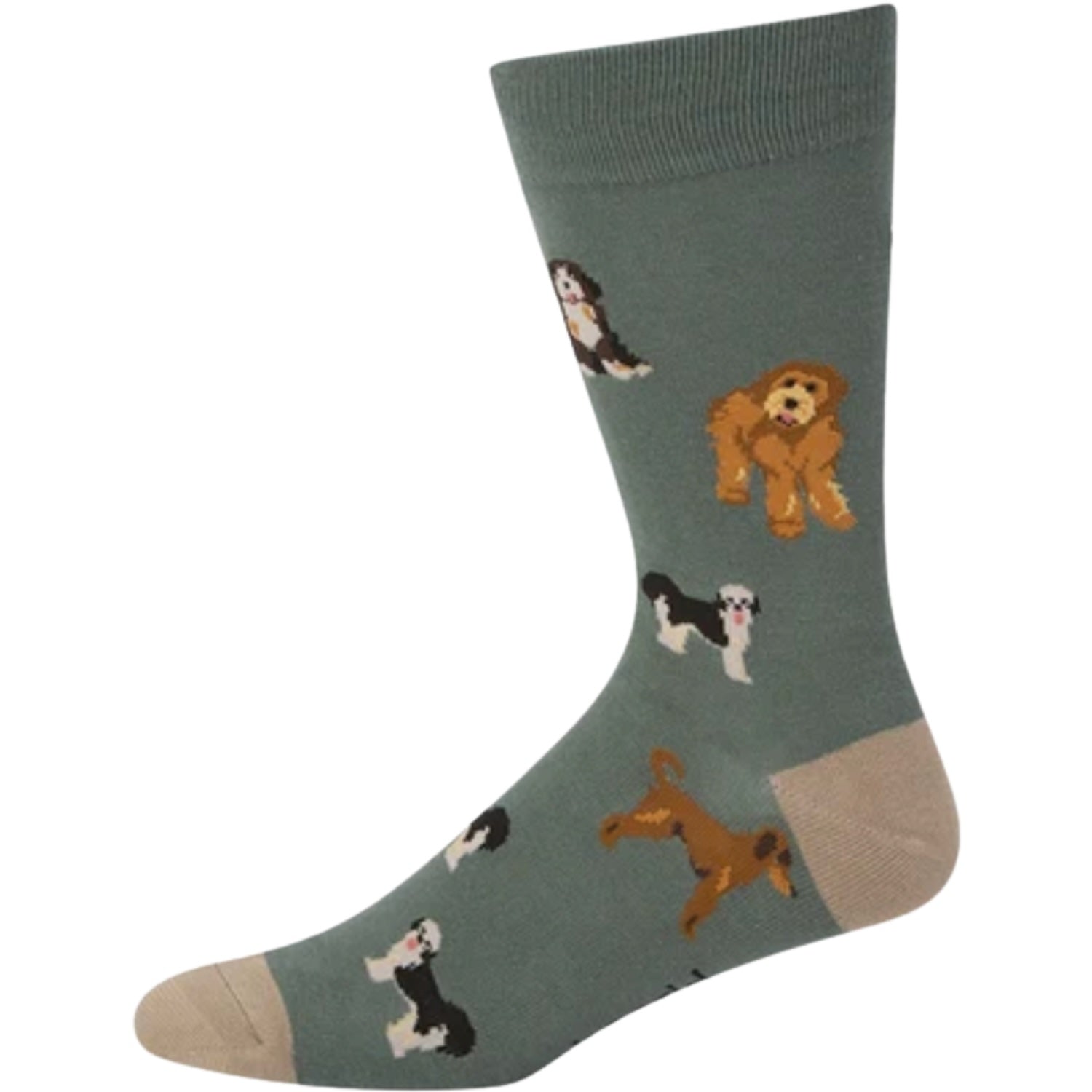 Oodles Socks - Khaki (7-11)