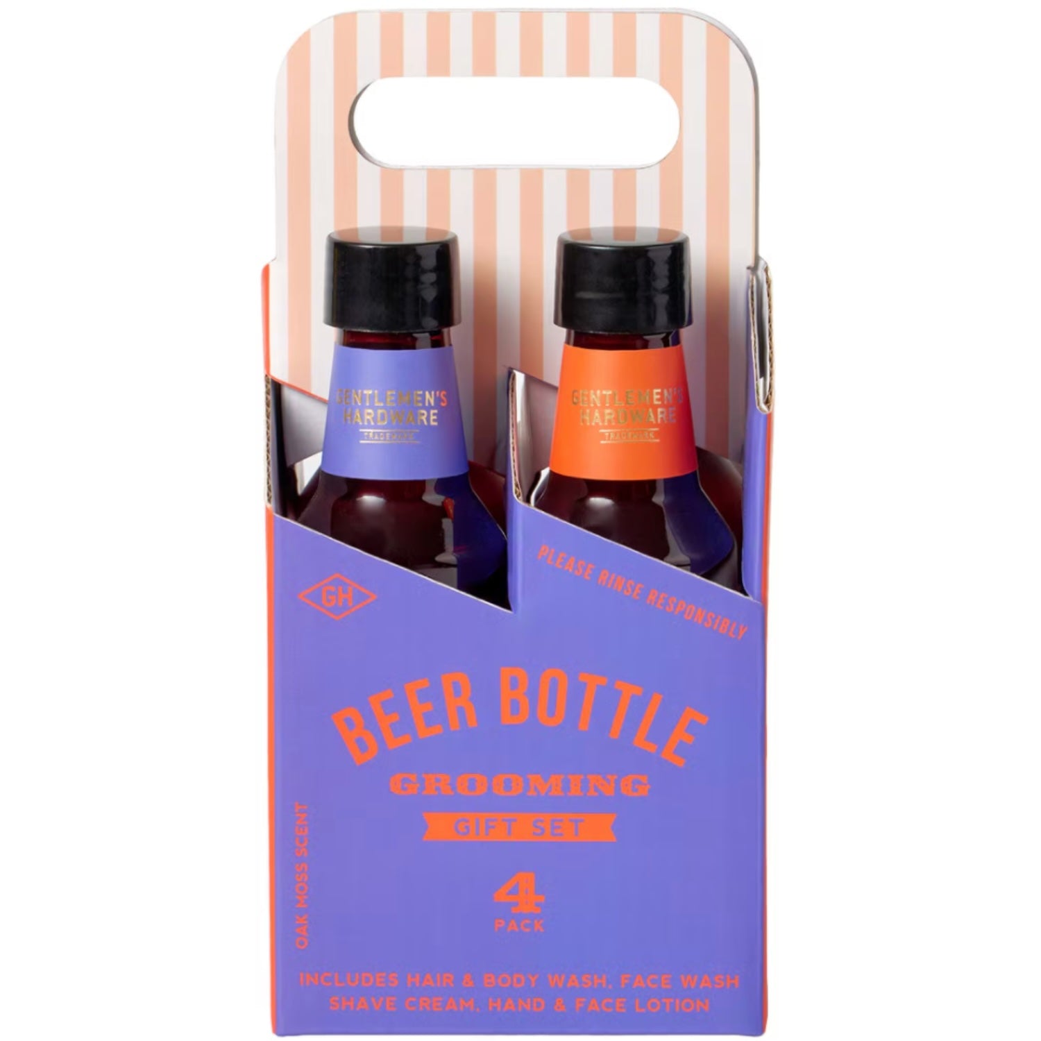 Beer Bottle Grooming Set
