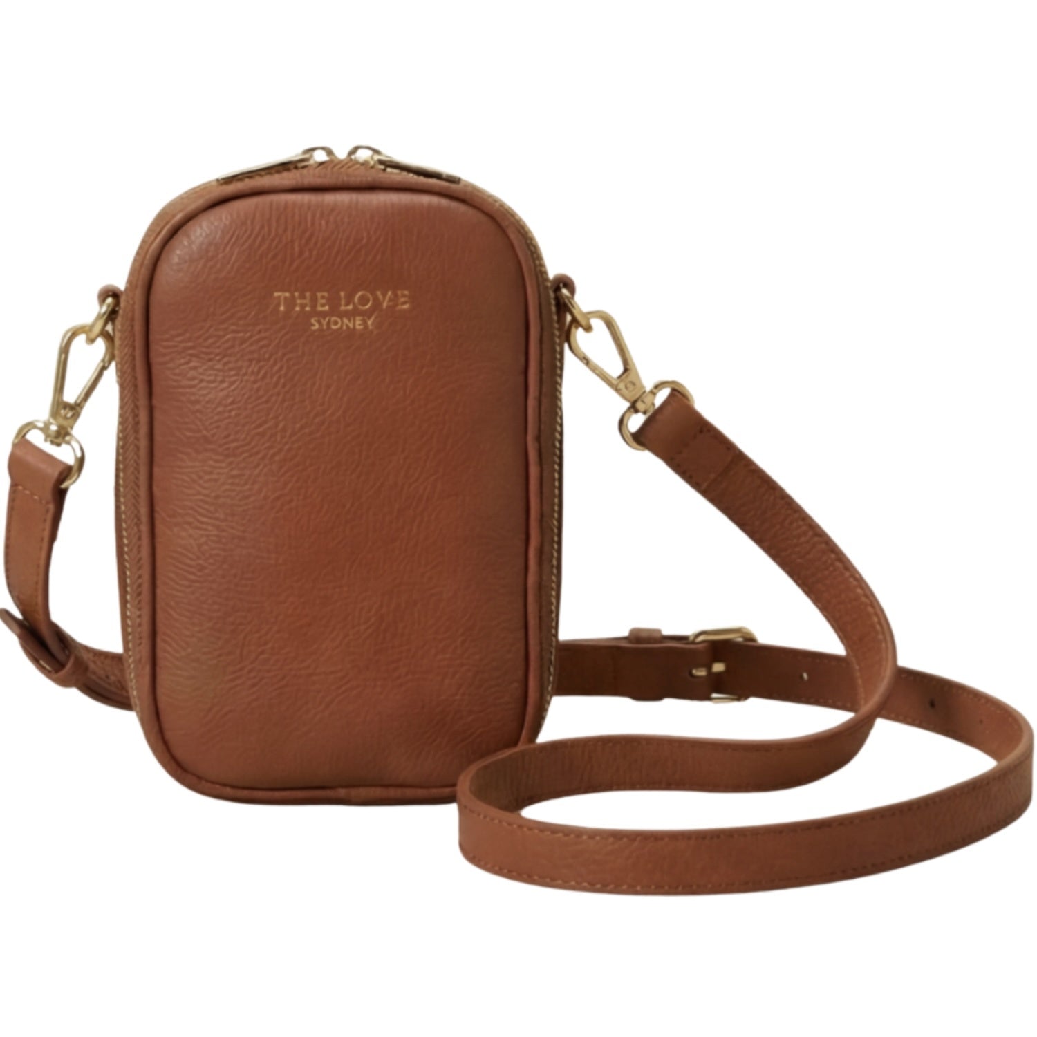 Mel Mini Xbody Bag - Tan/Gold