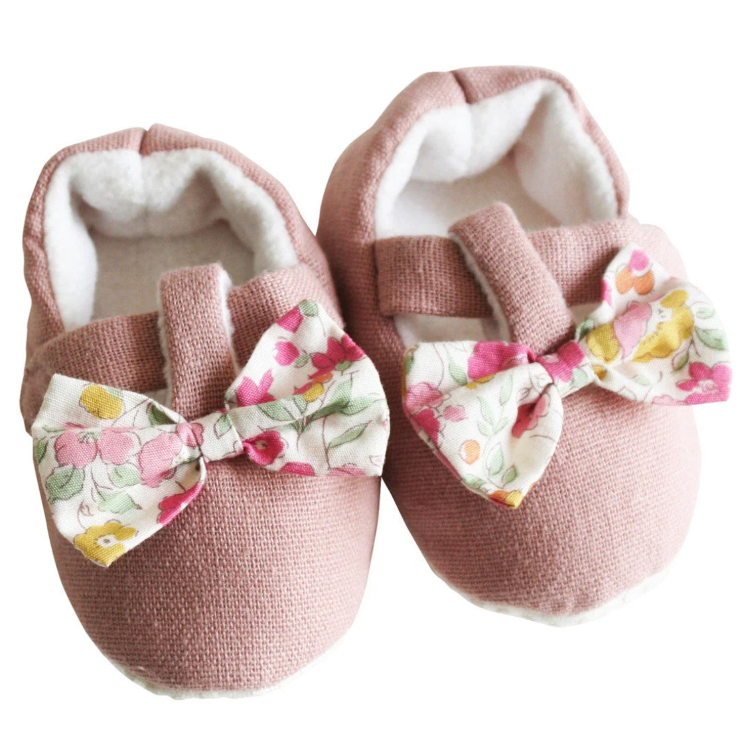Bow Booties Rose Garden