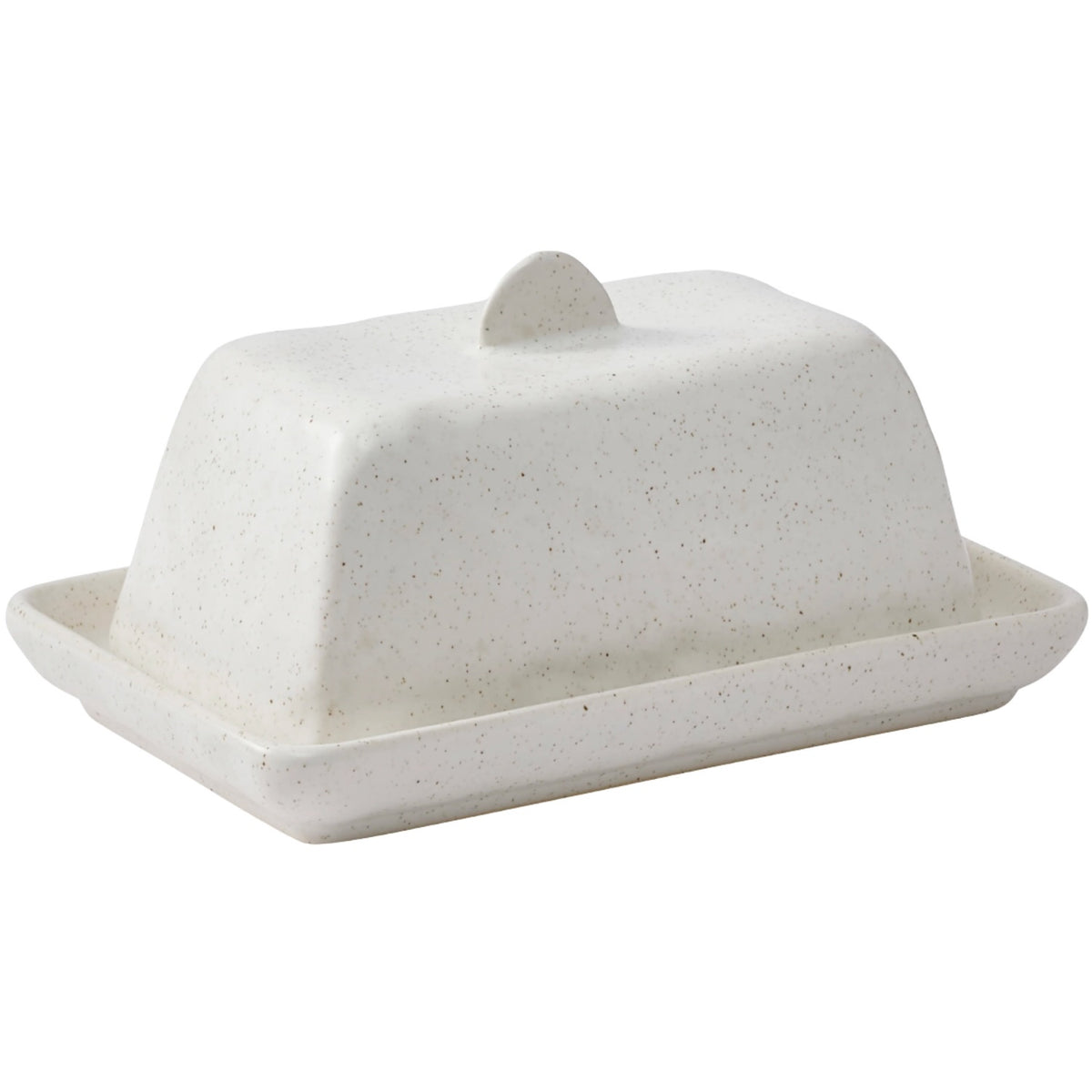 Sullivan Butter Dish - White