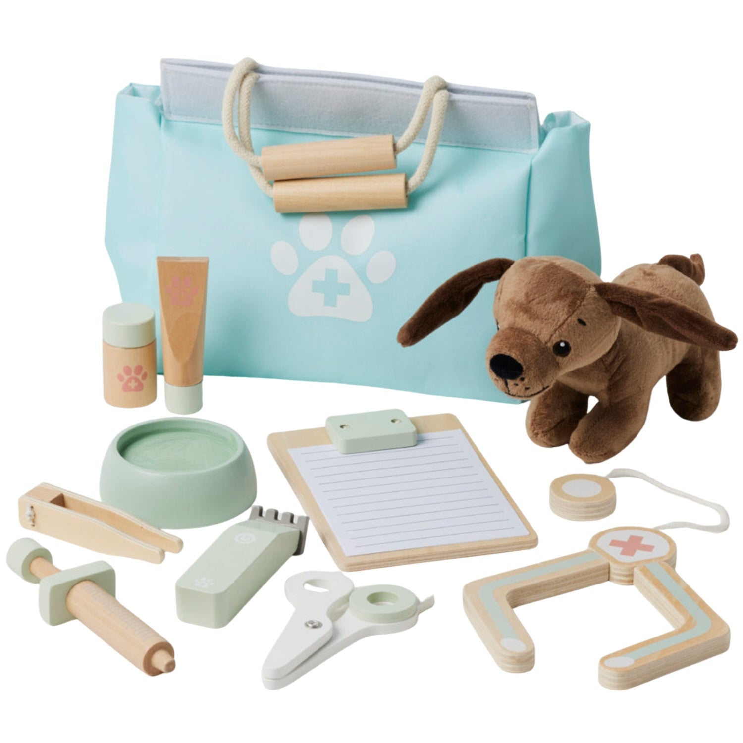 Wooden Vet Play Set