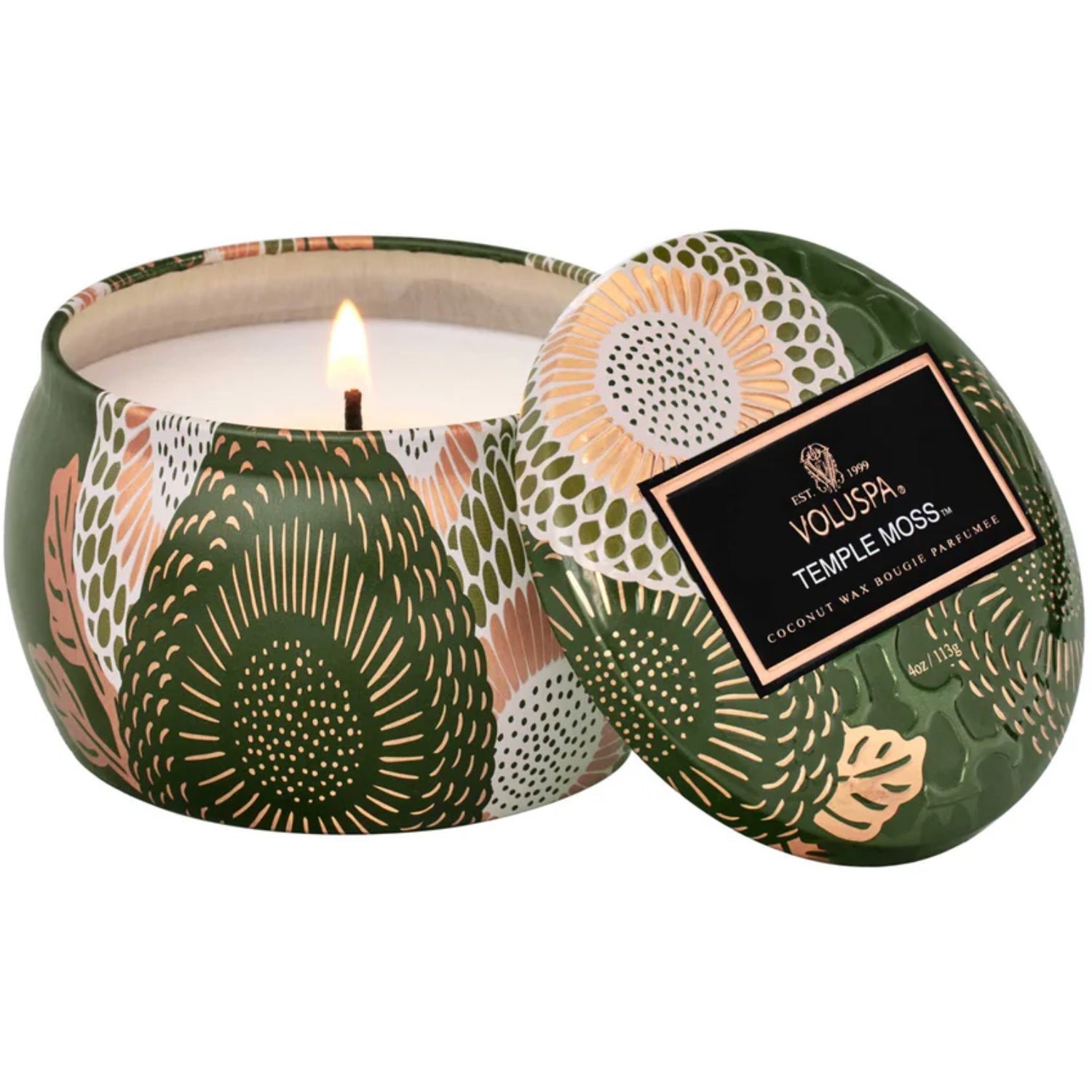 Temple Moss Tin Candle