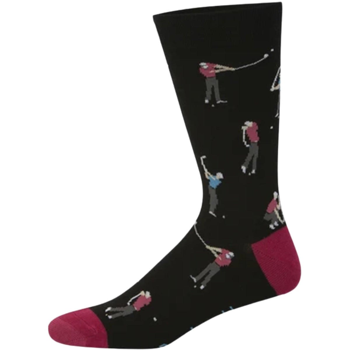 Hole In One Socks - Black (7-11)