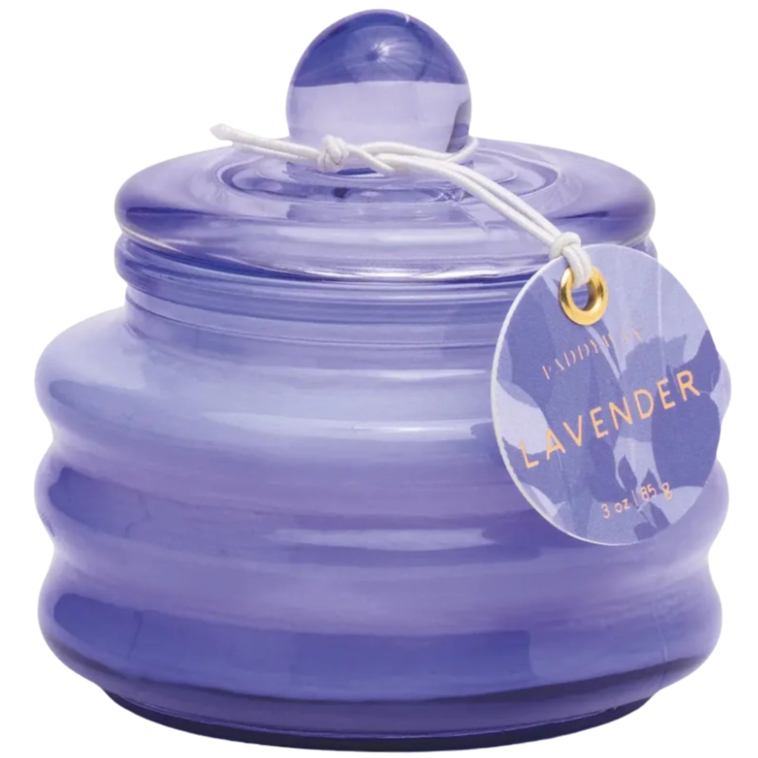 Lilac Glass Candle - Lavender
