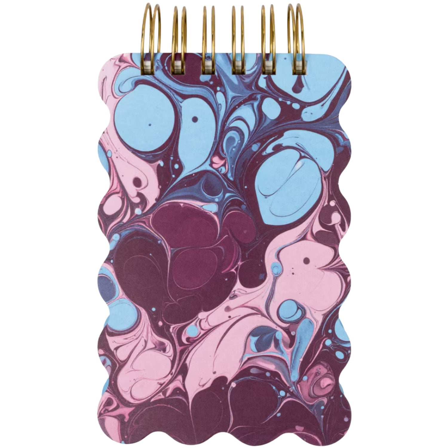 Wavy Notepad - Burgundy Sky