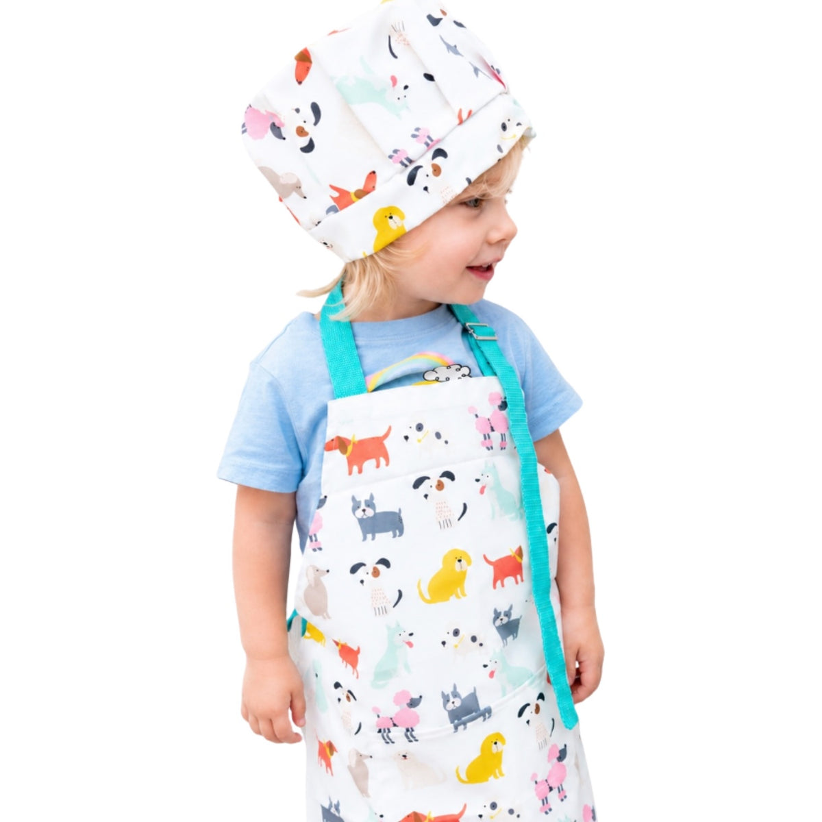 Kid's Apron & Hat Set - Puppy