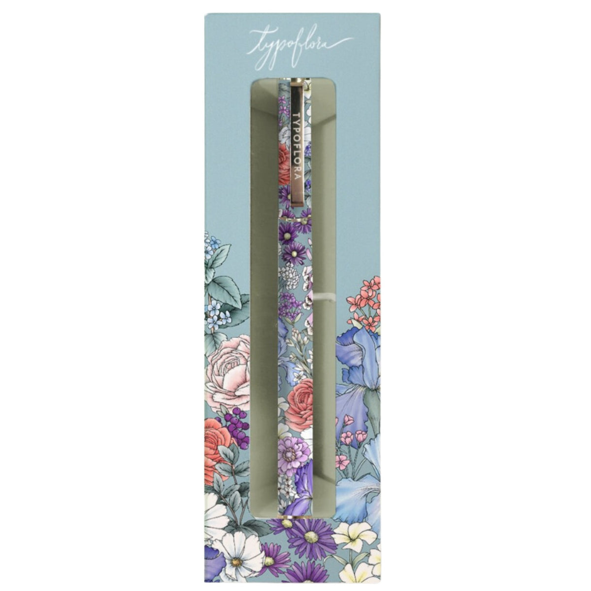 Rollerball Pen - Blooms in Blue