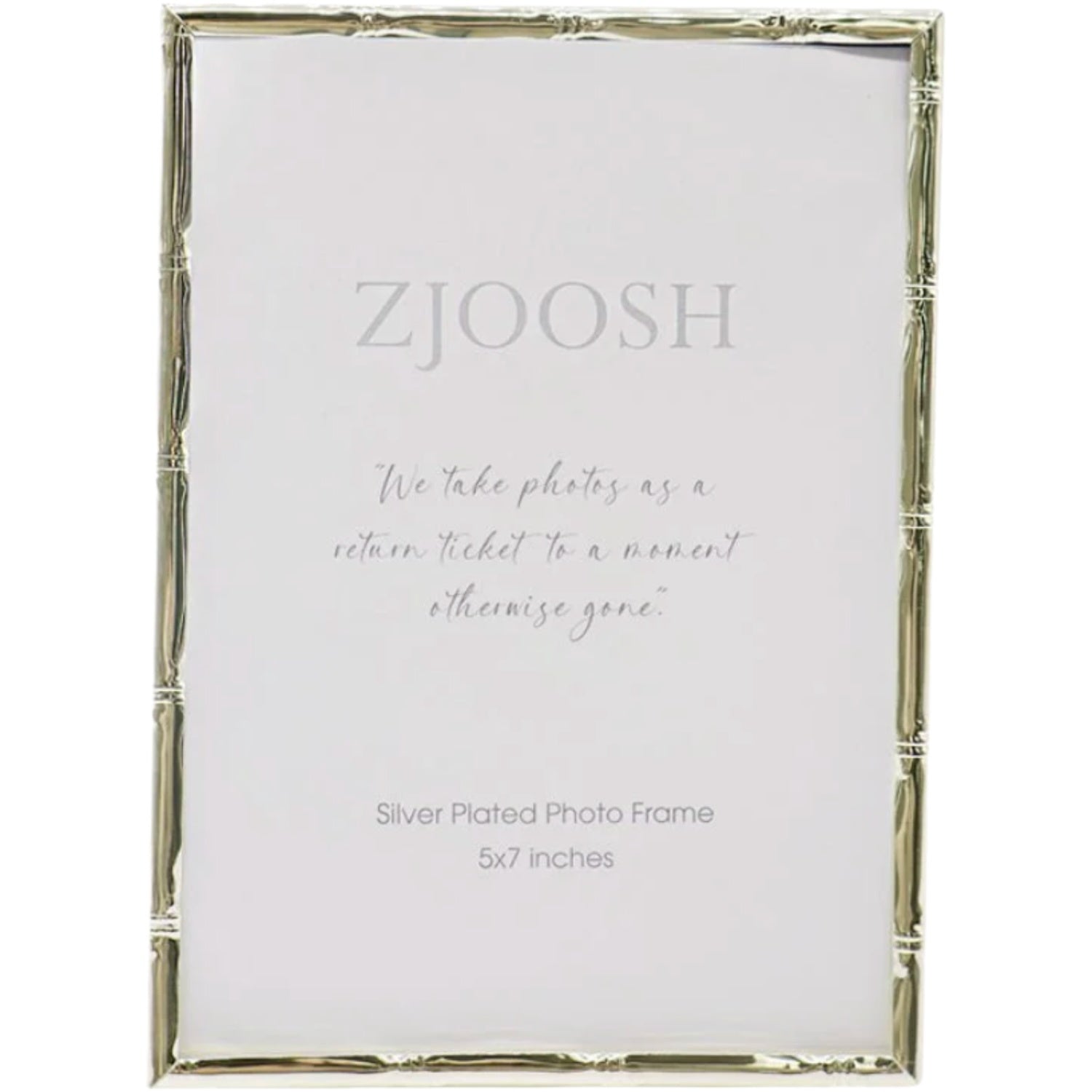 Bamboo Photo Frame 5x7 - Gold