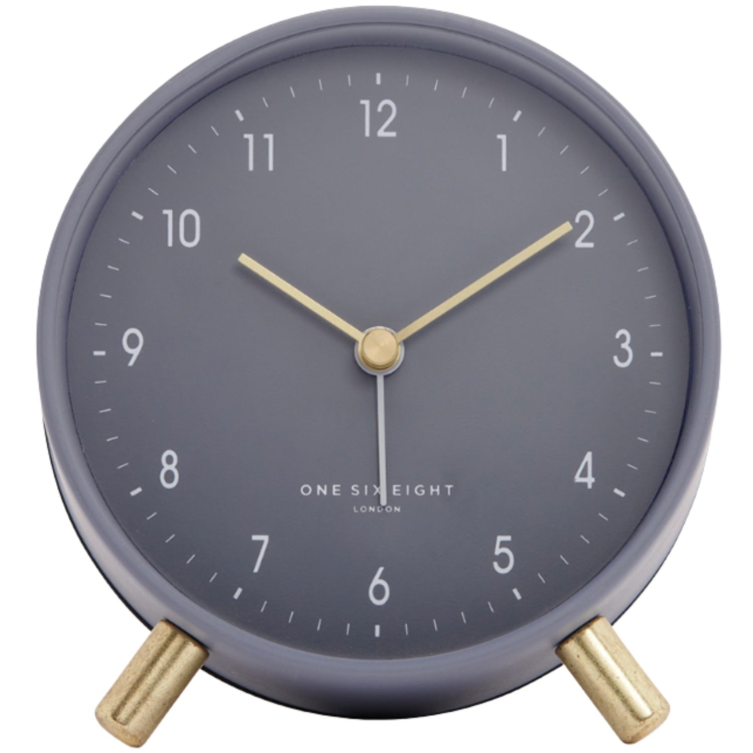 Noah Charcoal Silent Alarm Clock