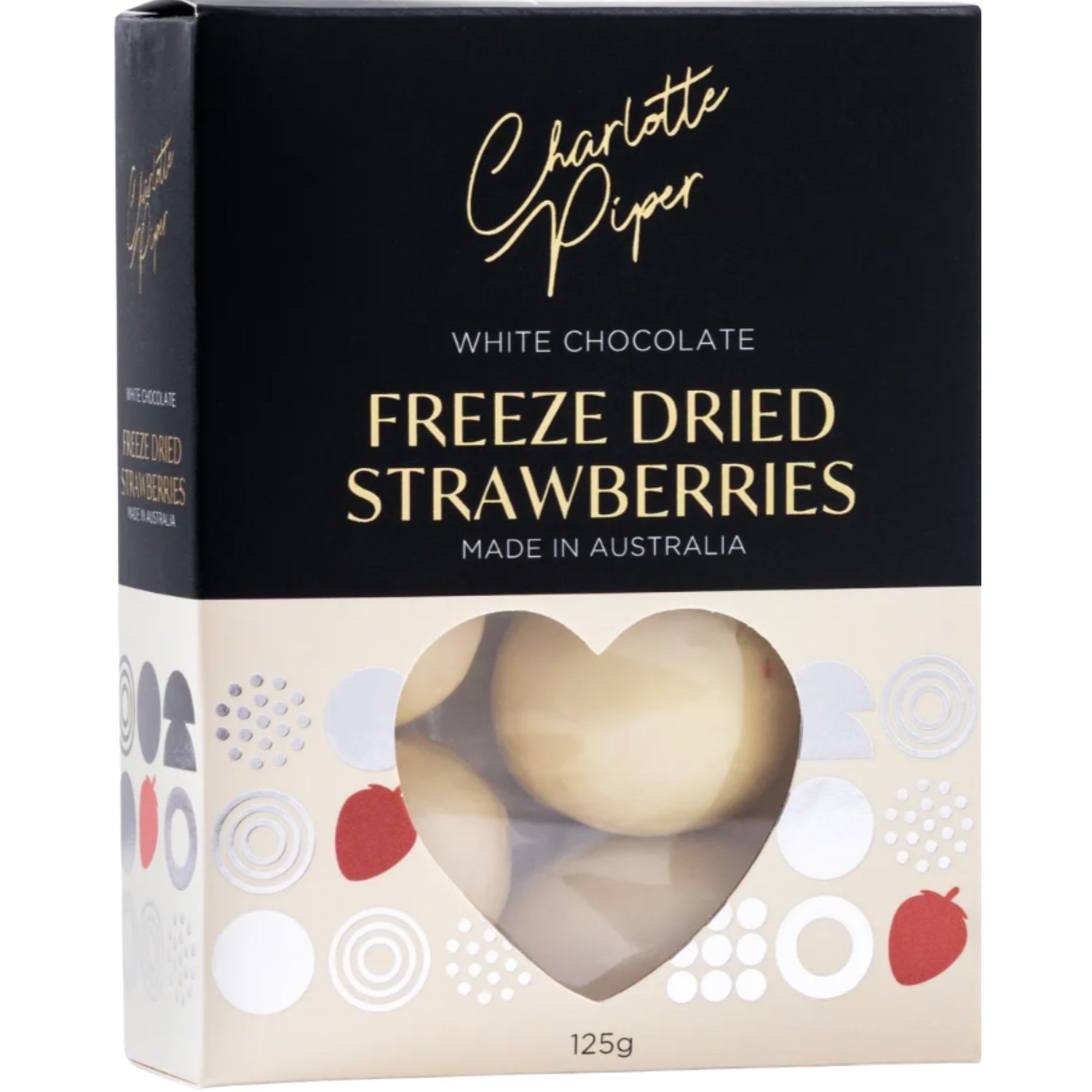 White Choc Freeze Dried Strawberries