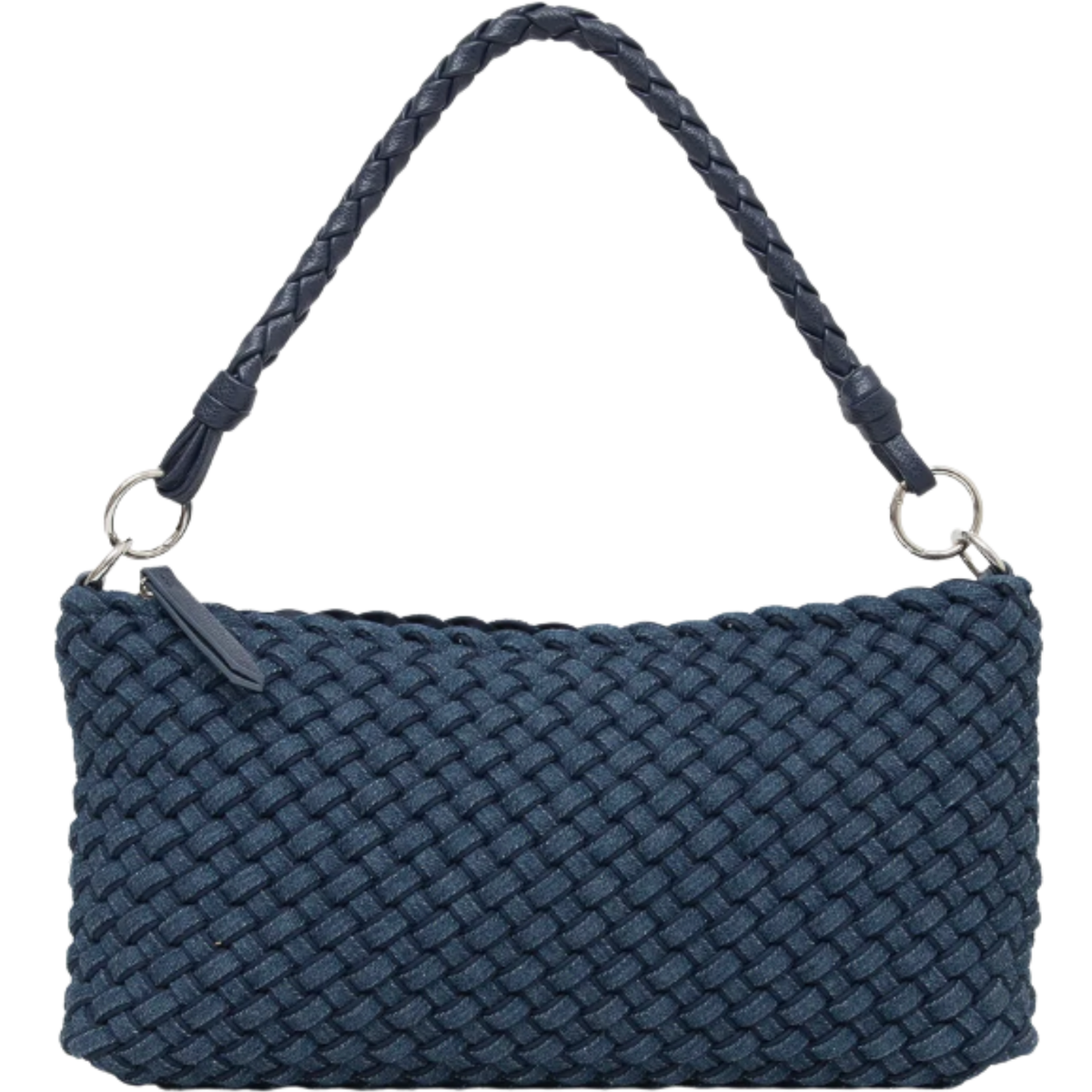 Lolita Woven Handbag - Denim