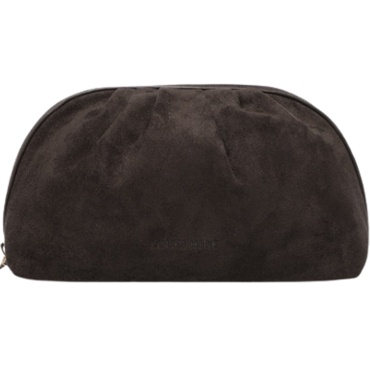 Sarski Suedette Makeup Bag - Choc