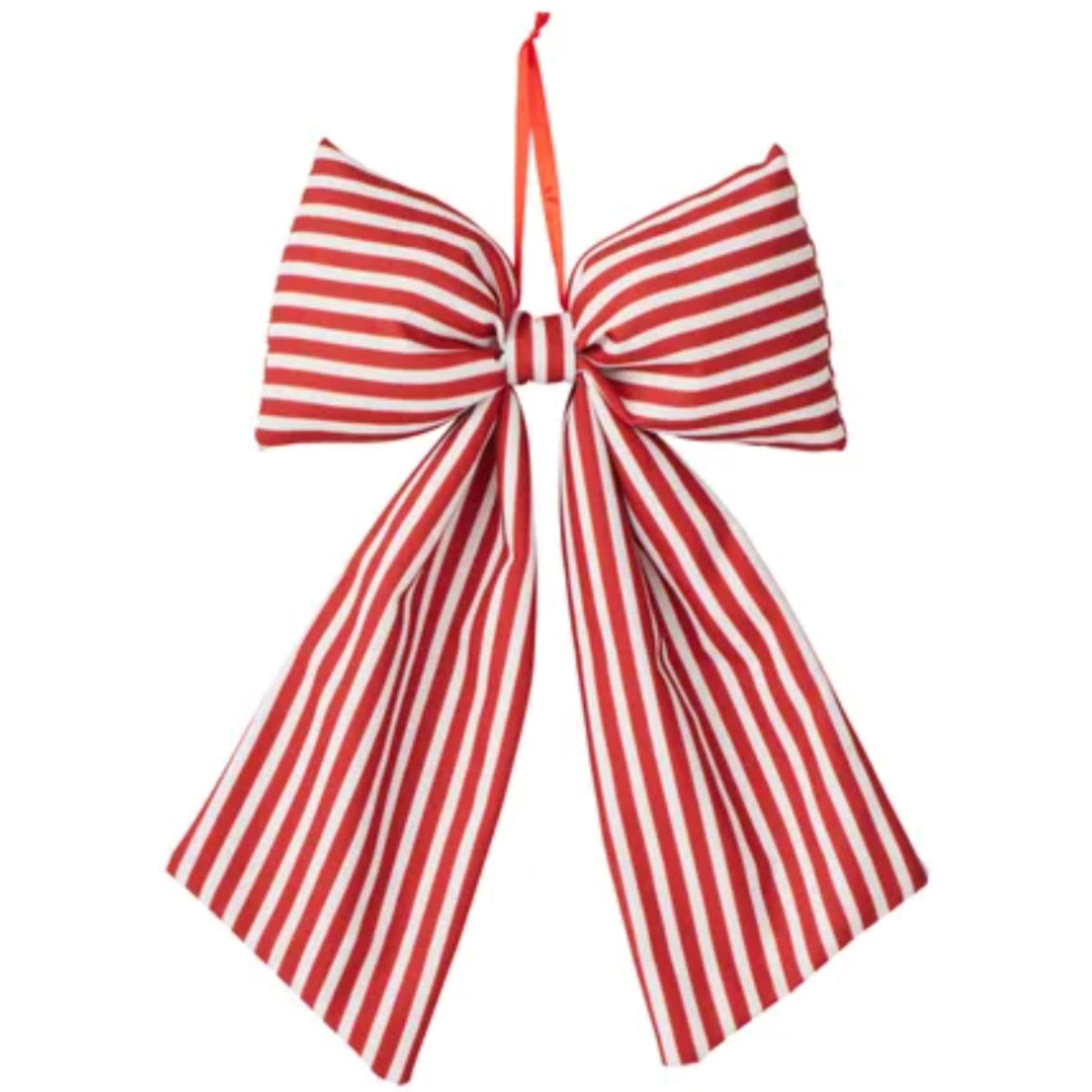 30cm Pinstripe Bow - Red