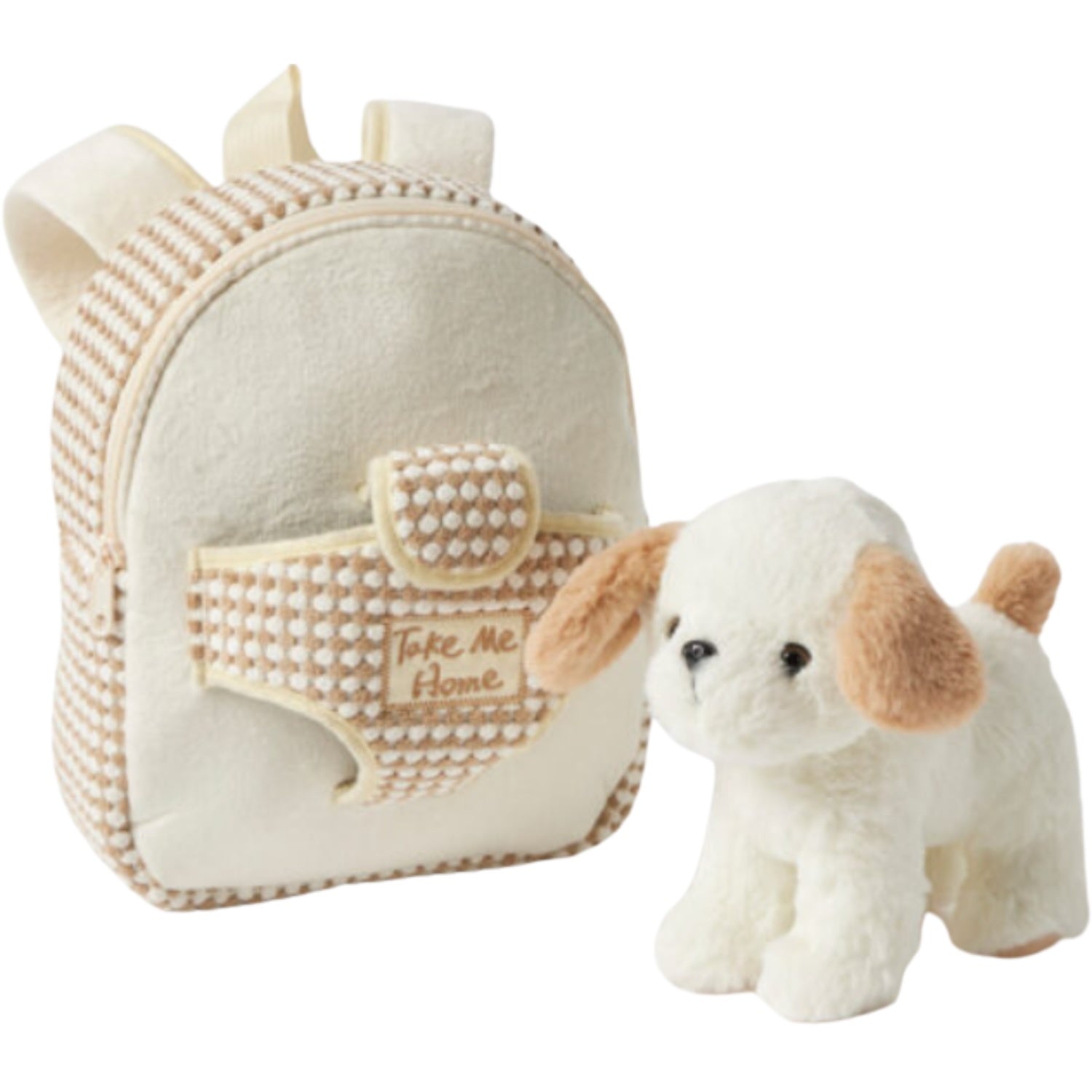 Plush Puppy Backpack