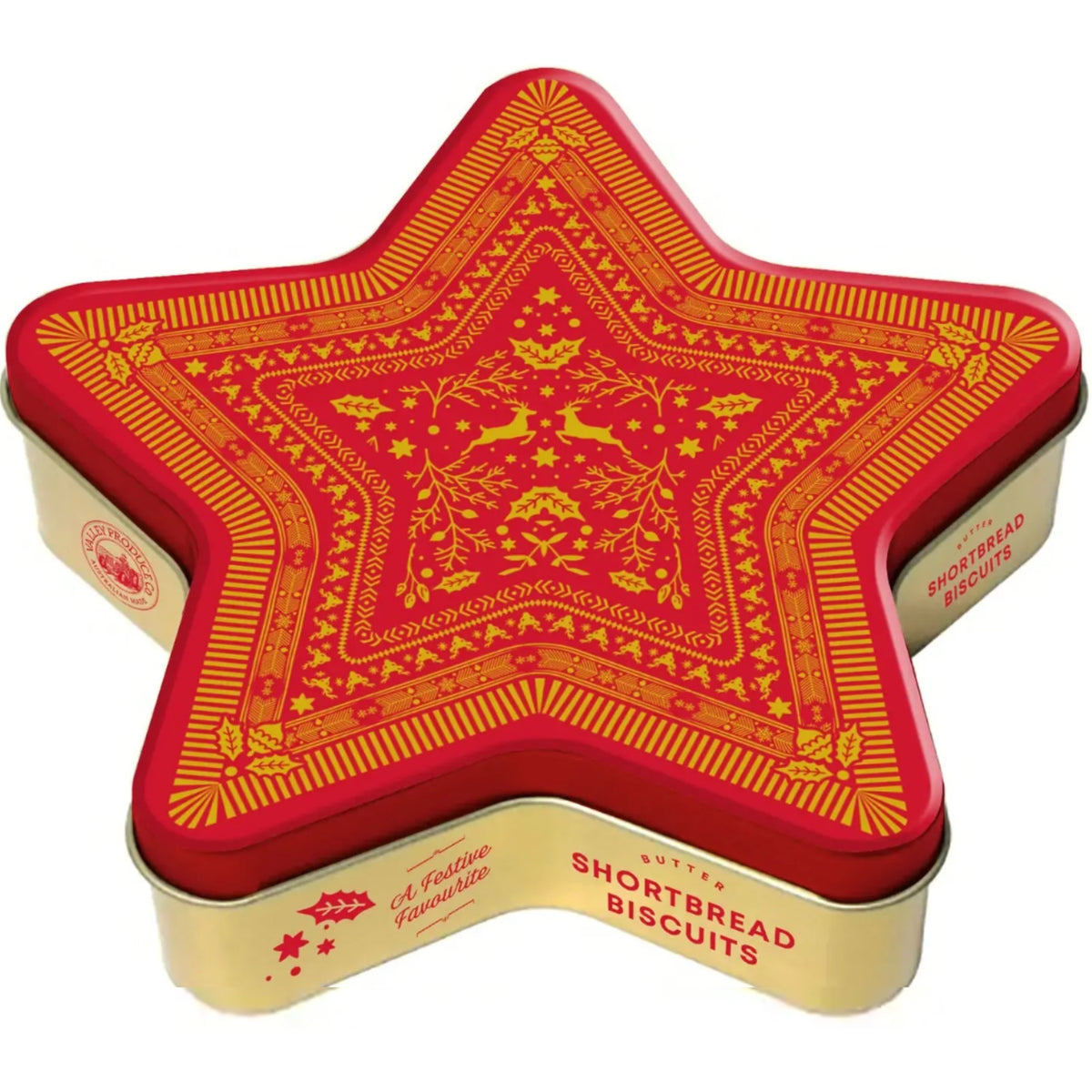 Star Shortbread Tin 180g