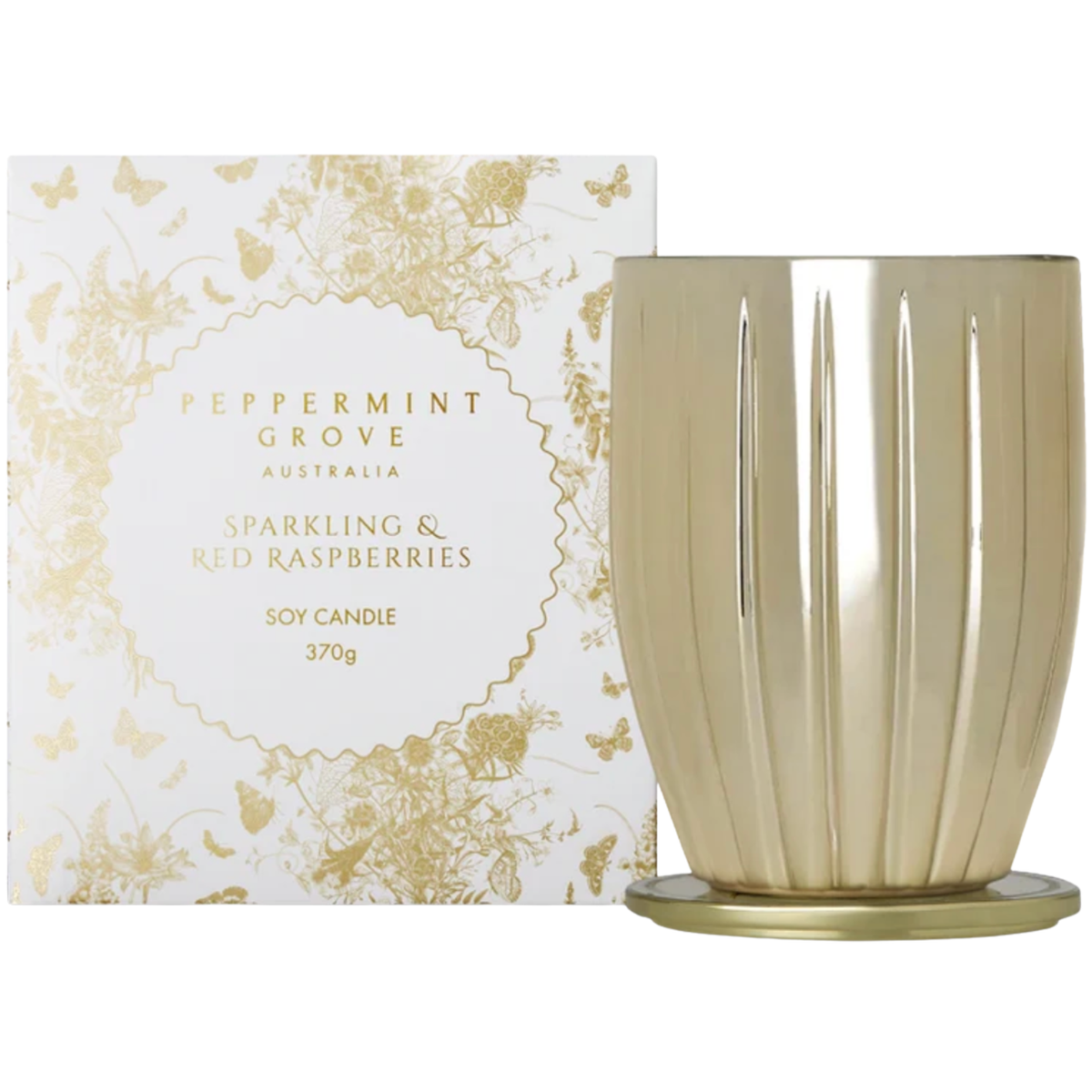370g Candle - Sparkling & Red Raspberries