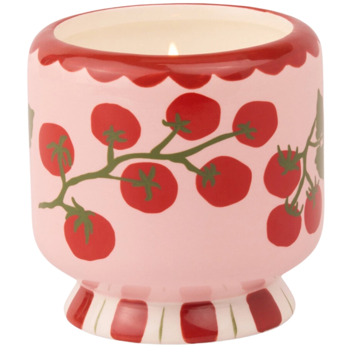 8oz Ceramic Candle - Tomato Vine