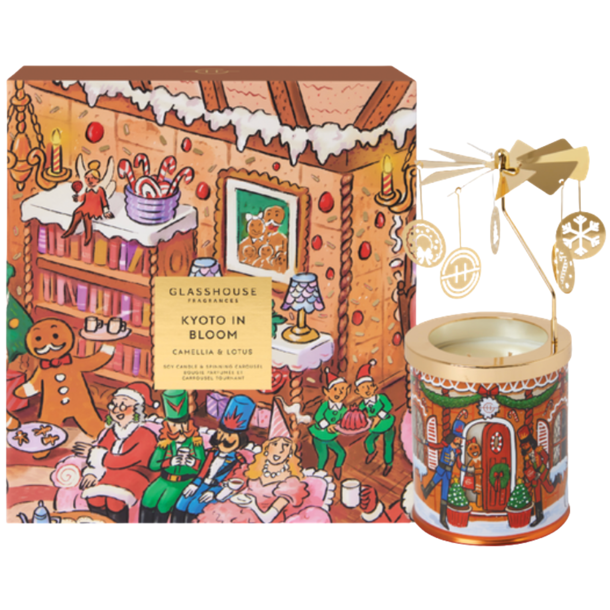 380g Candle Spinning Carousel - Kyoto In Bloom 26