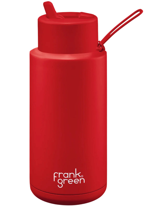 Limited Edition Ceramic Reusable Bottle 34oz - Atomic Red