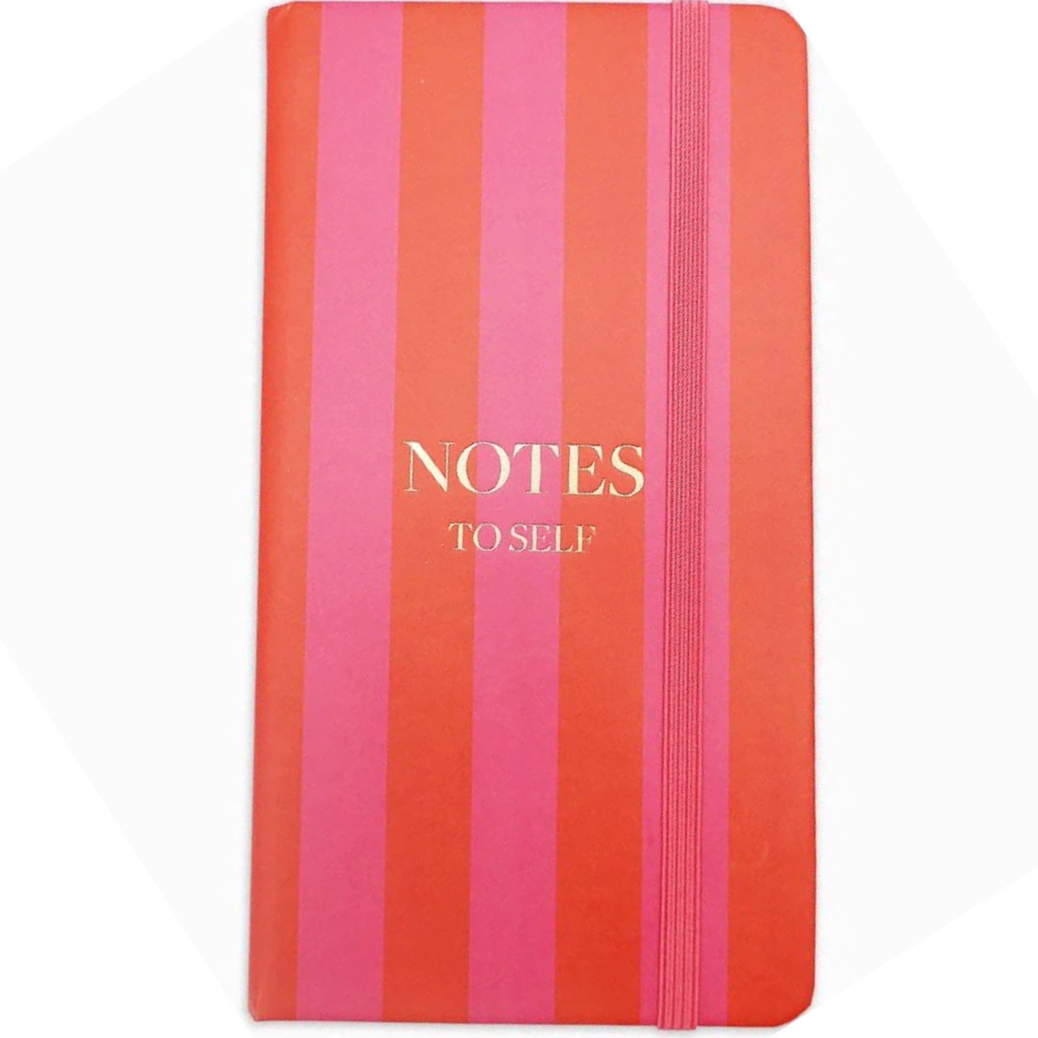 Paige Journal - Pink/Red Stripe