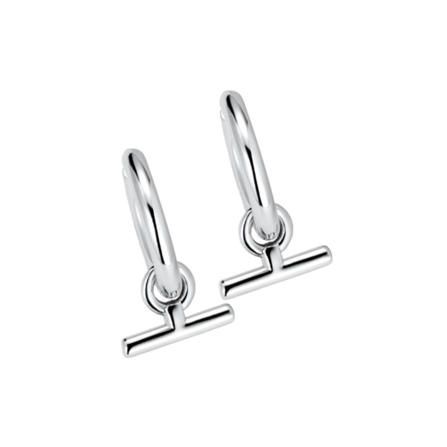 Winnie Hoop Earrings - Silver