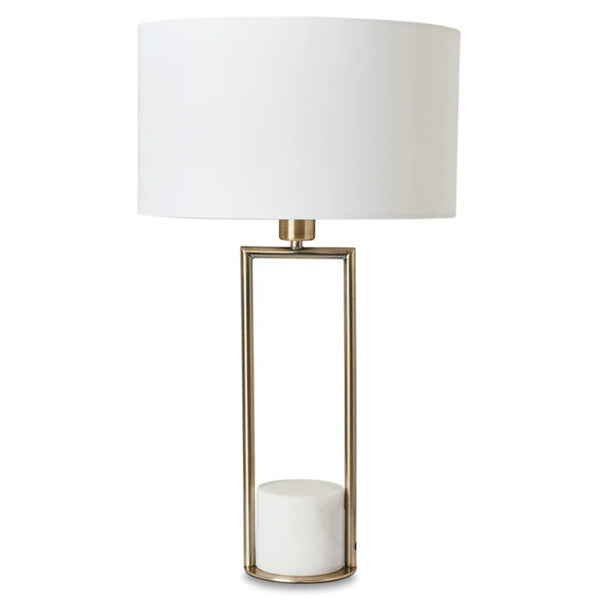 Arden Brass/ Marble Table Lamp