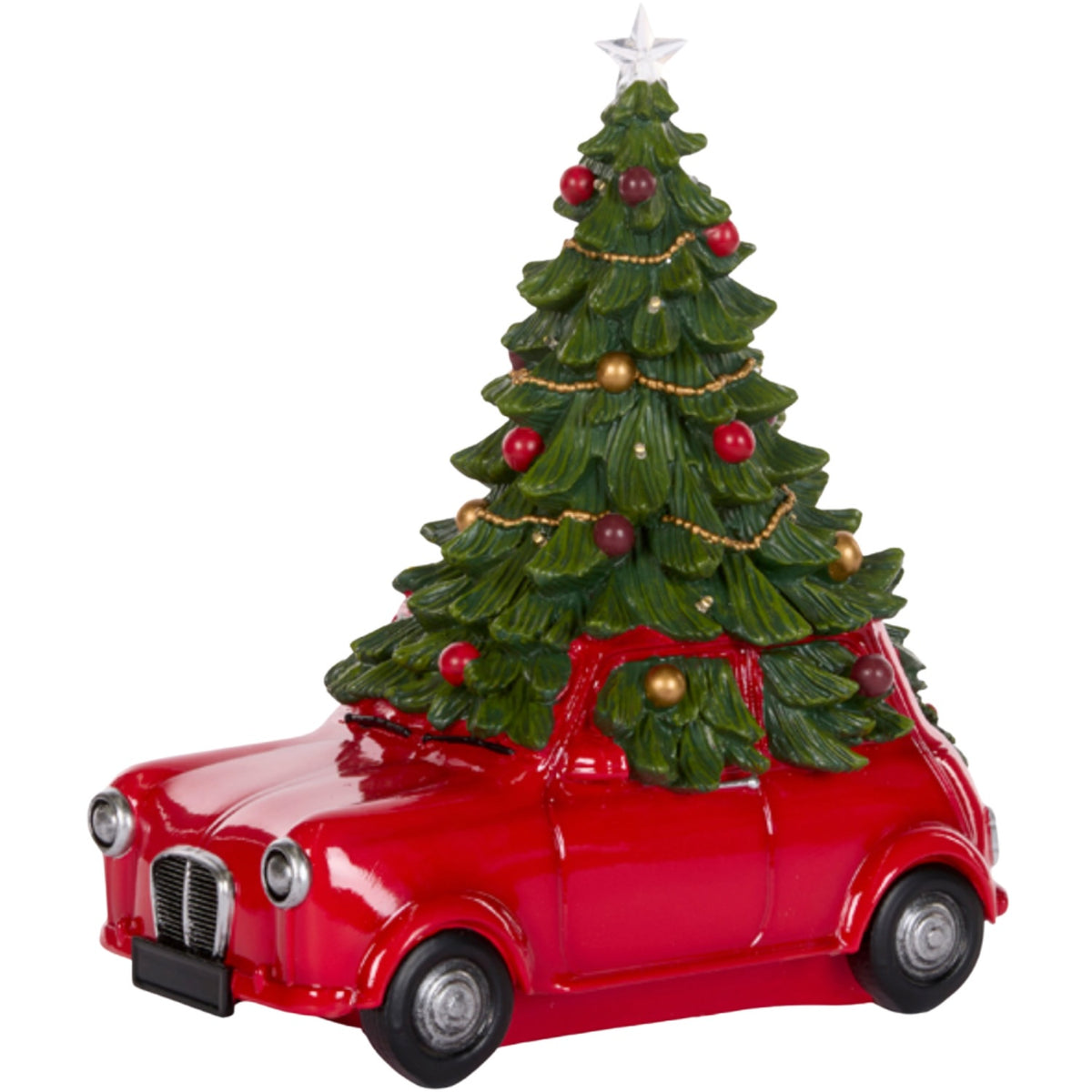 LED Vintage Car w/ Xmas Tree