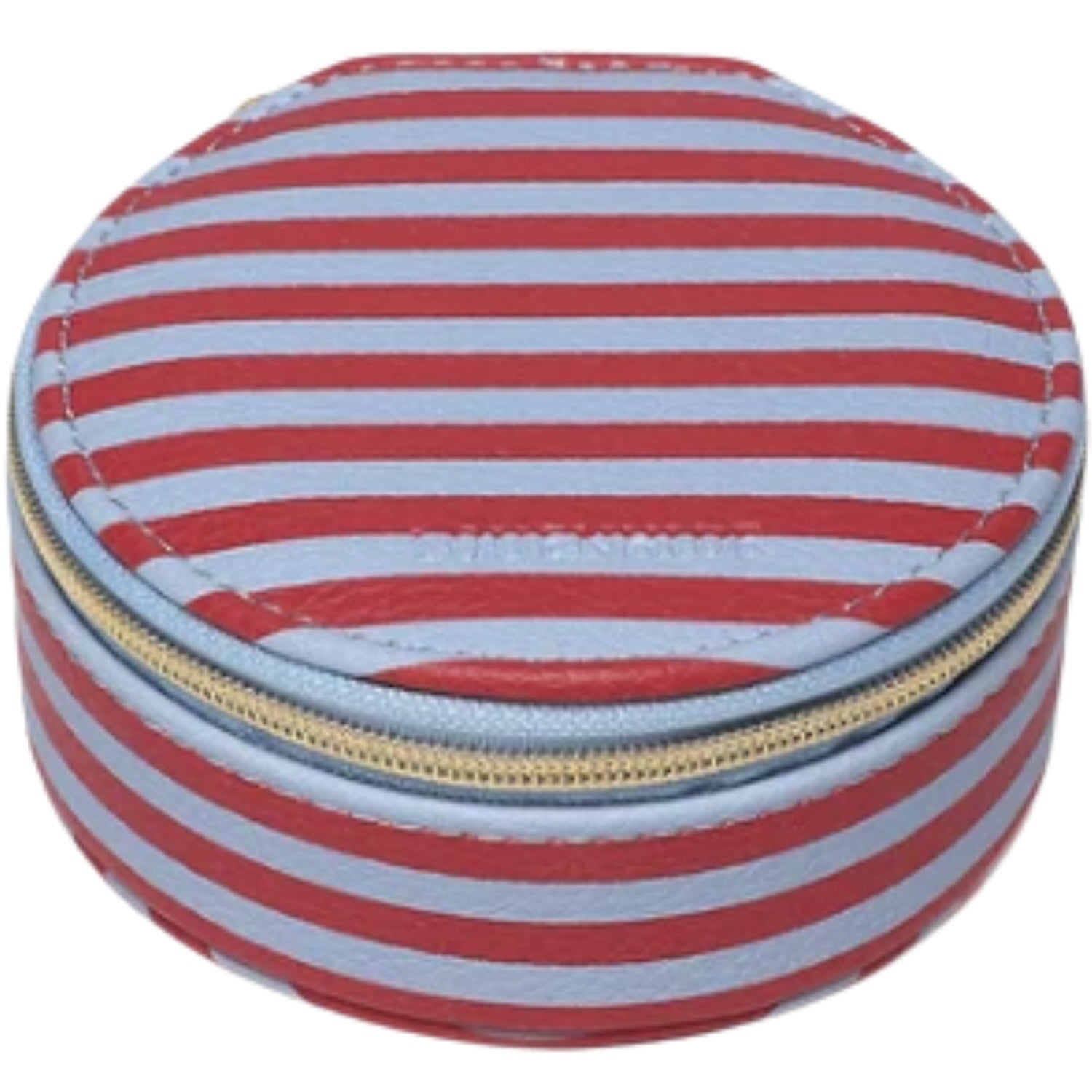 Sisco Stripe Jewellery Bag - Red/Blue