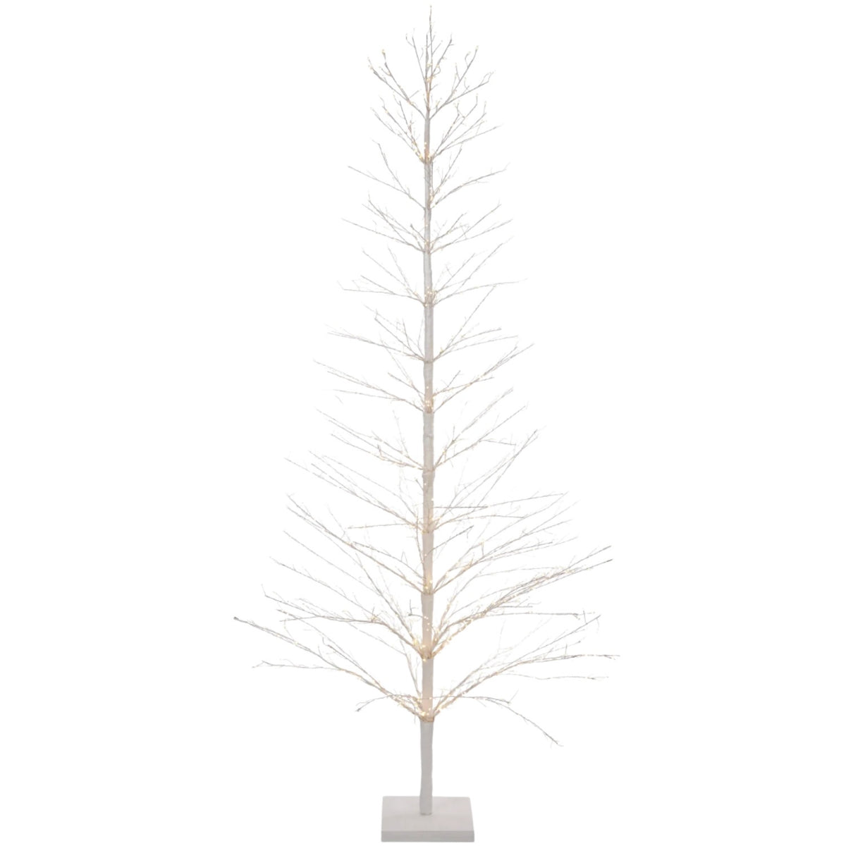 210cm LED Sparkle Tree - White