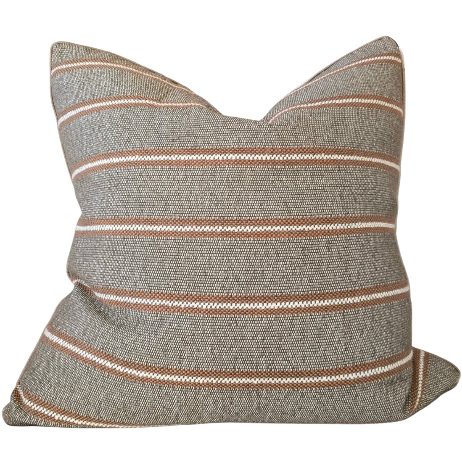Ayla 55cm Cushion - Cocoa/Cream